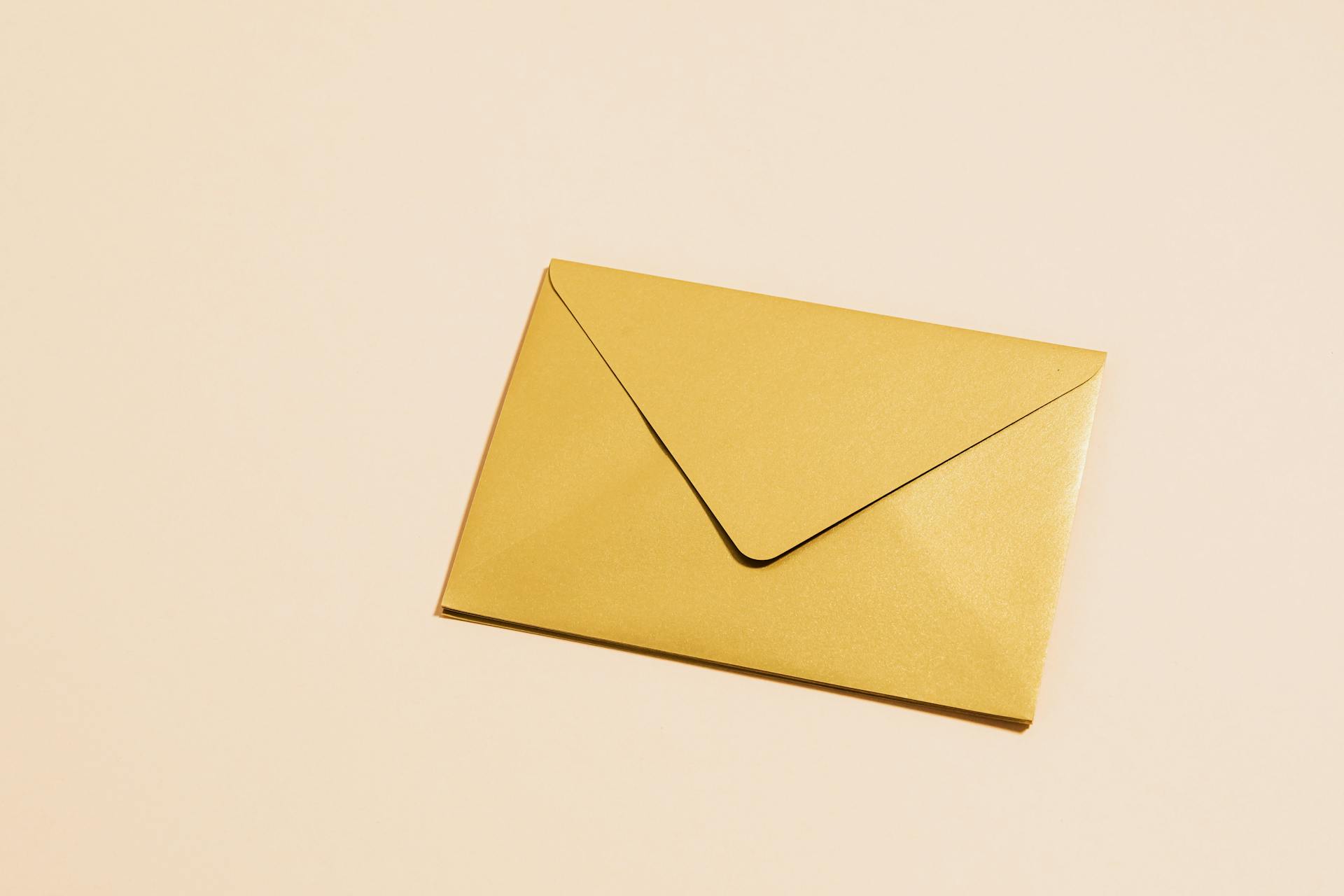 A closed envelope | Source: Pexels