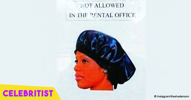 Viral photo of sign that prohibits wearing sleeping bonnets in a rental office slammed as racist