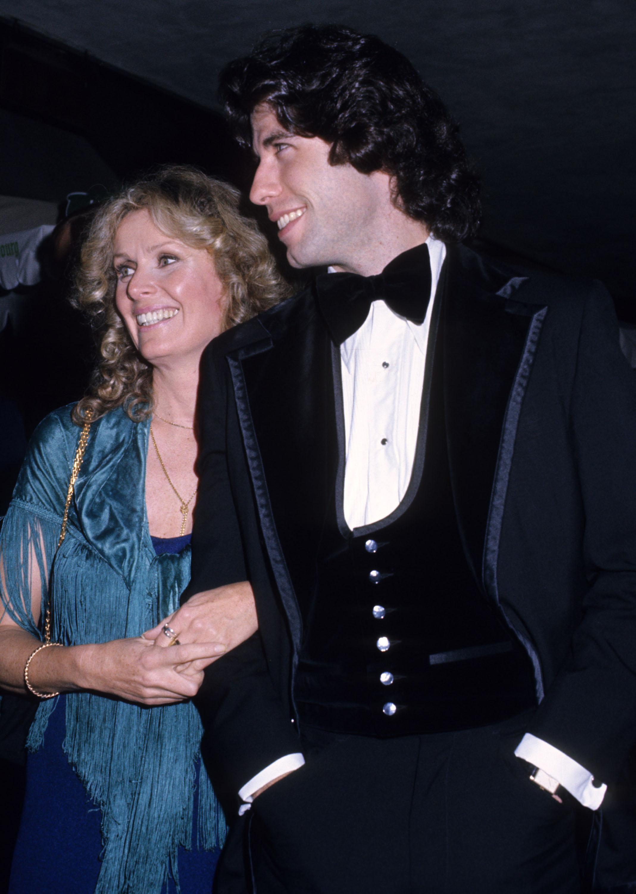 John Travolta and Dianna Hyland at the Golden Apple Awards on December 8,1976 | Source: Getty Images
