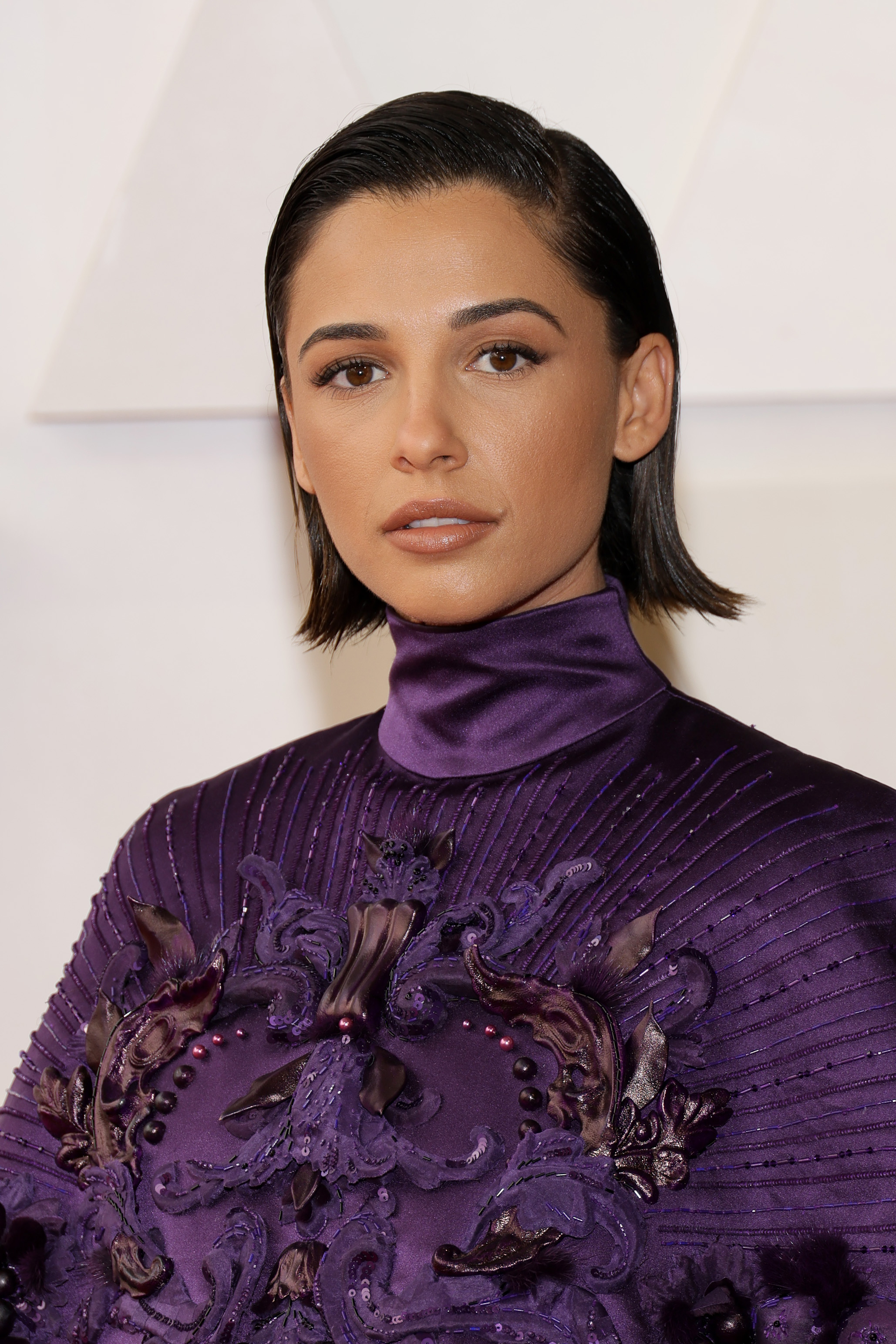 Naomi Scott poses at the 94th Annual Academy Awards at Hollywood and Highland on March 27, 2022, in Hollywood, California | Source: Getty Images