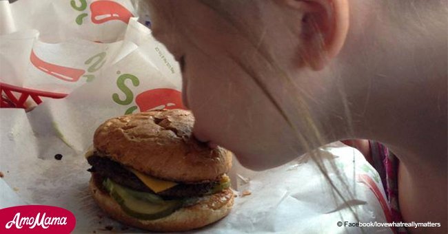 7-year-old girl with autism humored by kind waitress: 'OH FANK YOU! You fixded my cheeseburger!'