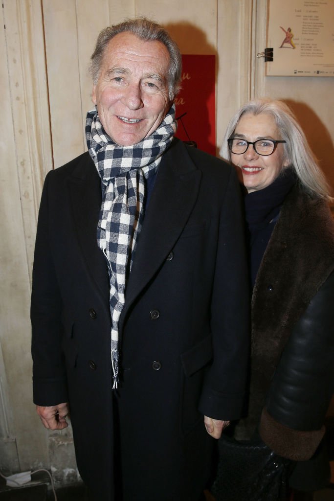 William Leymergie et son épouse Maryline assistent à "Depardieu chante Barbara" au Théâtre des Bouffes du Nord le 11 février 2017 à Paris, France. | Photo : Getty Images