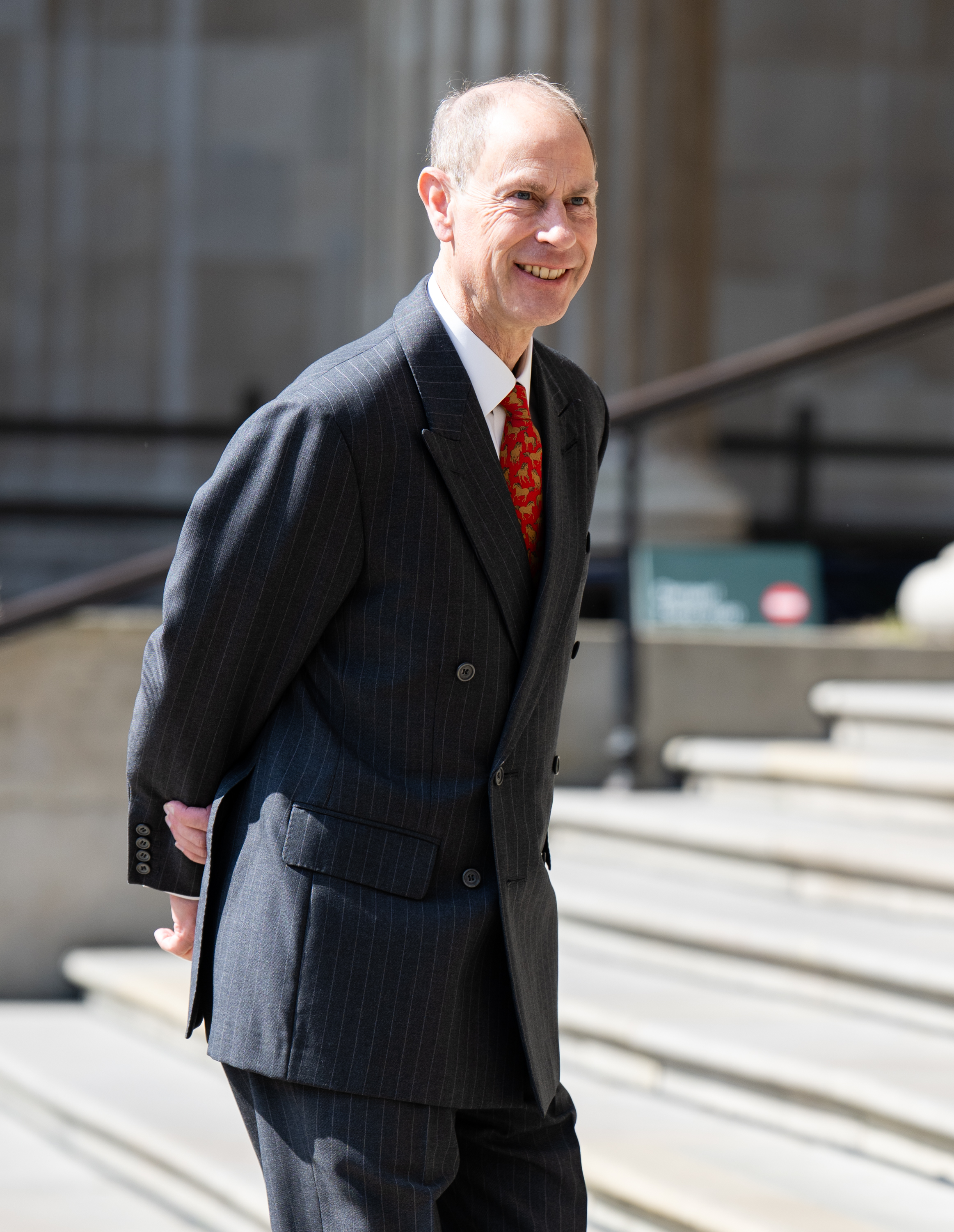 Prince Edward, Duke of Edinburgh arrives at the British Museum on the 100th anniversary of the birth of Queen Elizabeth II on 21 April 2026 in London, England. | Source: Getty Images