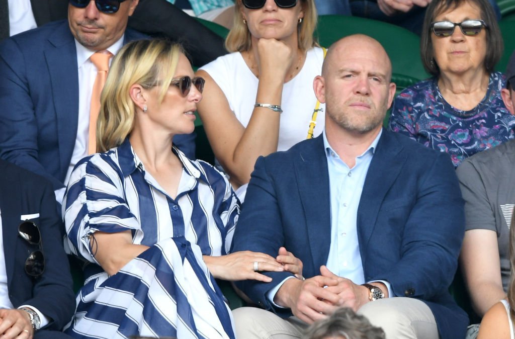  Mike Tindall and Zara Phillips attends day 9 of the Wimbledon Tennis Championships at All England Lawn Tennis and Croquet Club | Photo: Getty Images