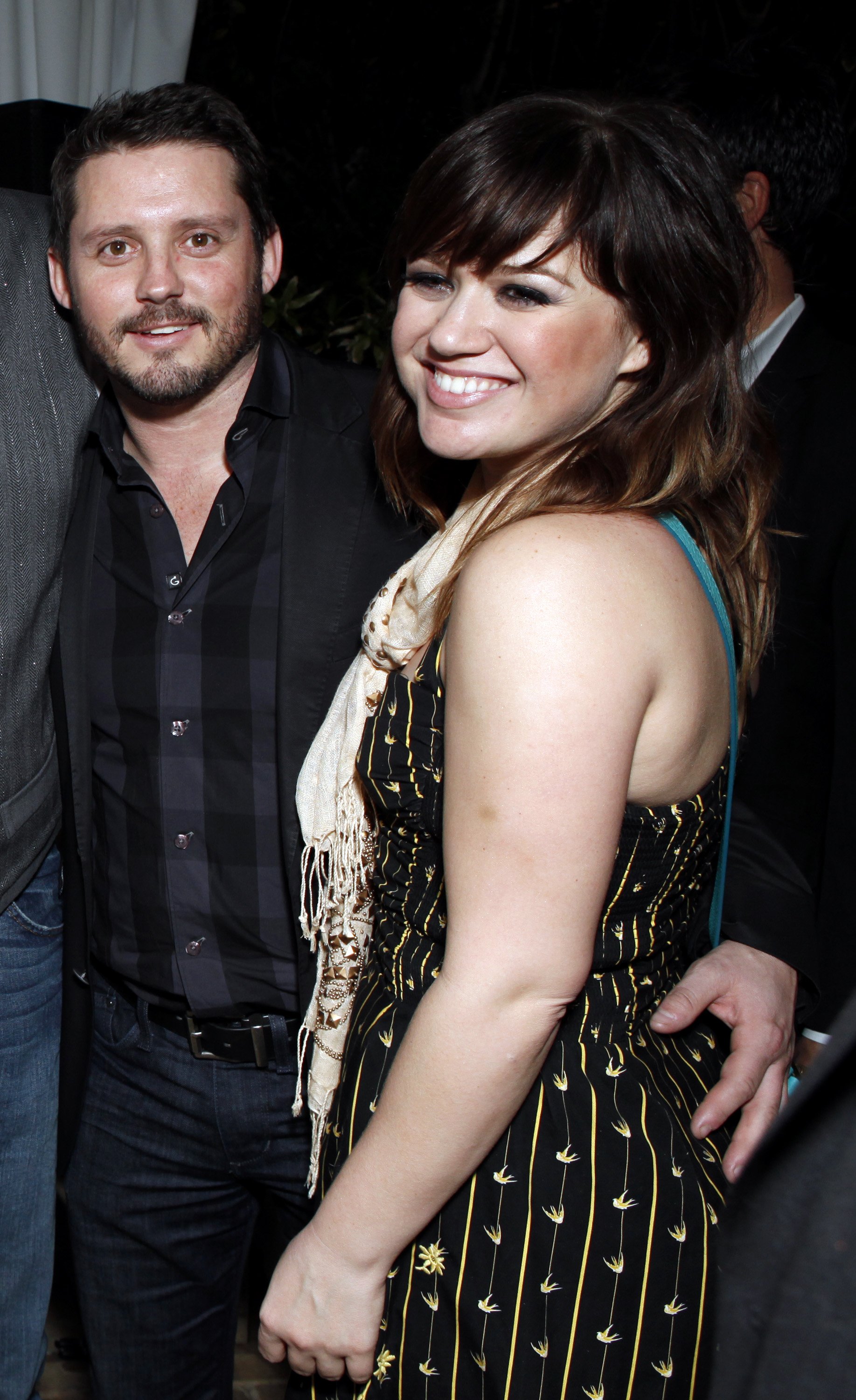Brandon Blackstock and Kelly Clarkson attend Warner Music Group Grammy Celebration hosted by InStyle at Chateau Marmont on February 12, 2012 | Photo: Getty Images