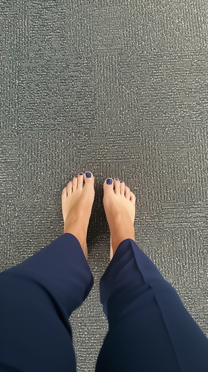 A woman's bare feet | Source: Midjourney