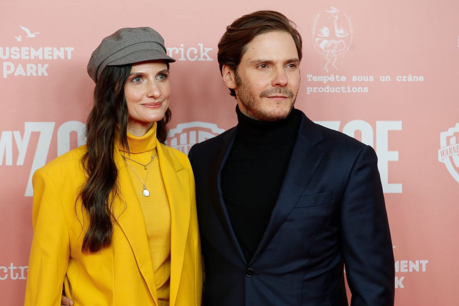 Felicitas Rombold and Daniel Bruehl at the "My Zoe" premiere at Kino International on November 5, 2019 | Photo: Getty Images