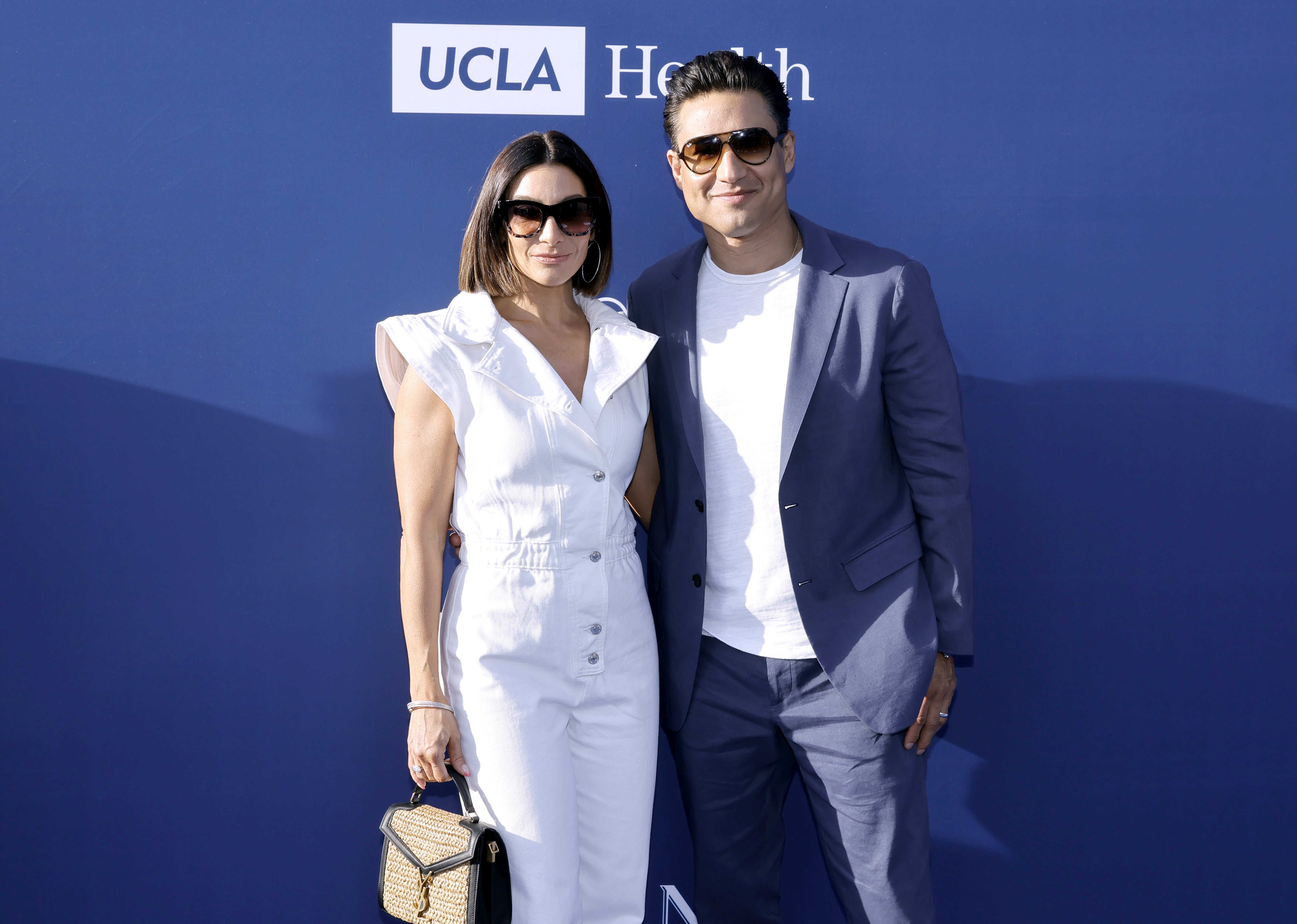  Courtney Laine Mazza and Mario Lopez attend Los Angeles Dodgers Foundation's annual Blue Diamond Gala on June 16, 2022, in Los Angeles, California. | Source: Getty Images