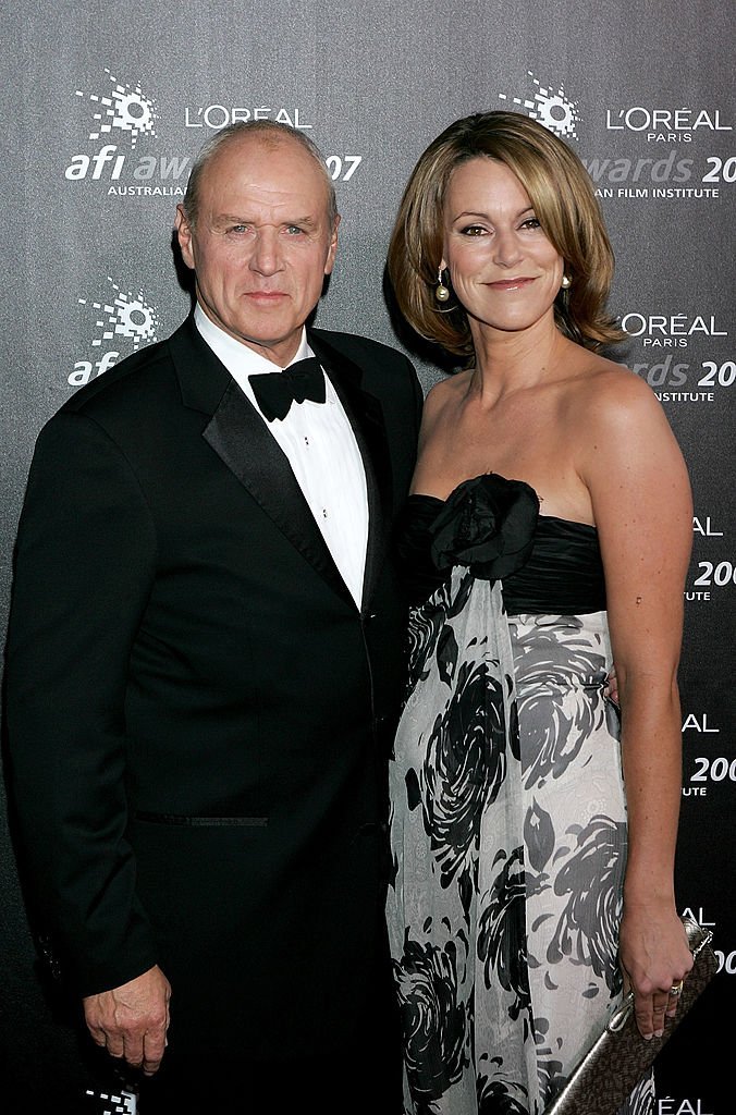  Actor Alan Dale and his wife Tracey Dale arrive at the L'Oreal Paris 2007 AFI Awards Dinner at the Melbourne Exhibition Centre  | Getty Images