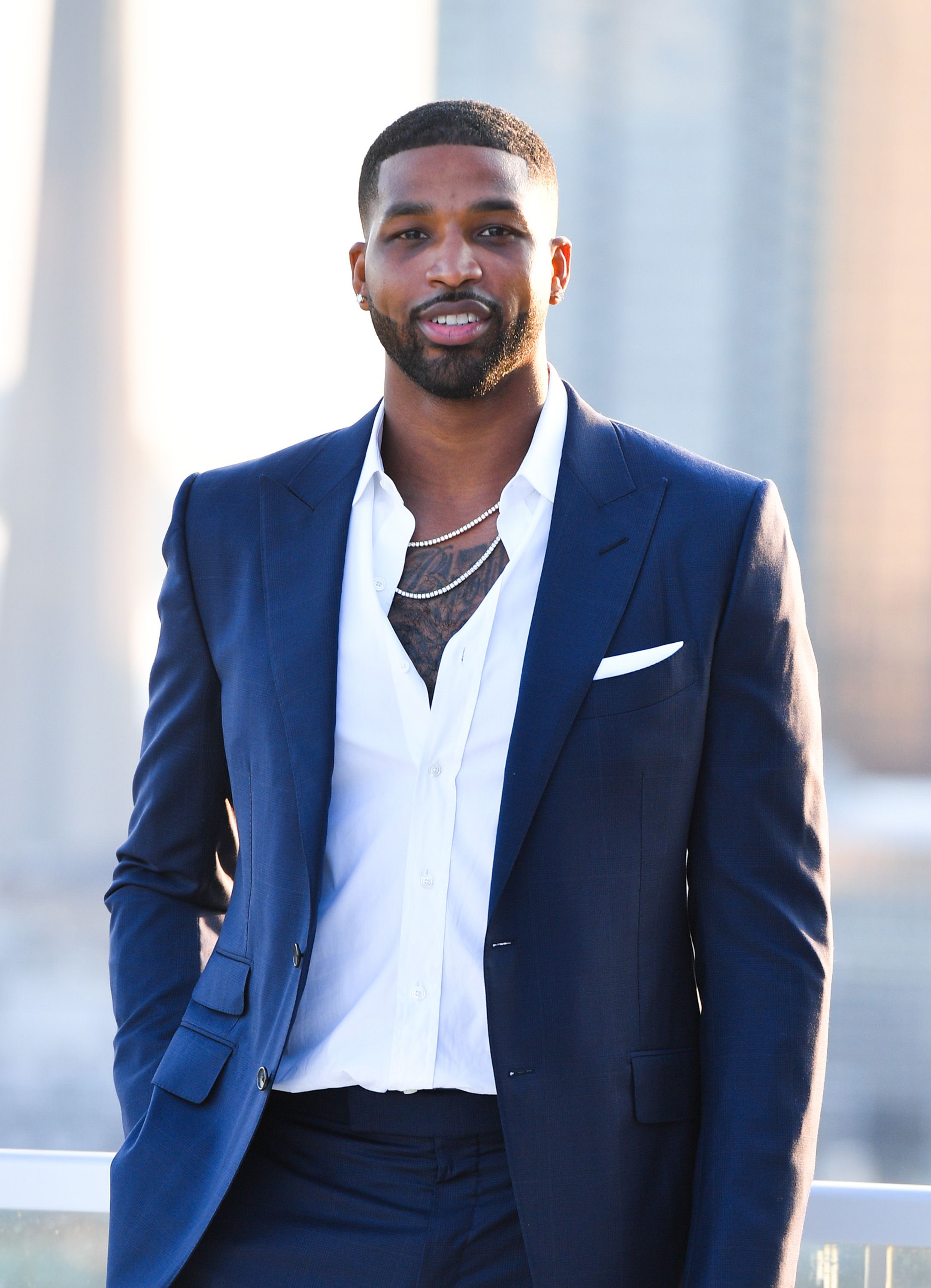 Tristan Thompson at The Amari Thompson Soiree held at The Globe and Mail Centre on August 01, 2019, in Toronto, Canada. Photo George Pimentel Getty Images