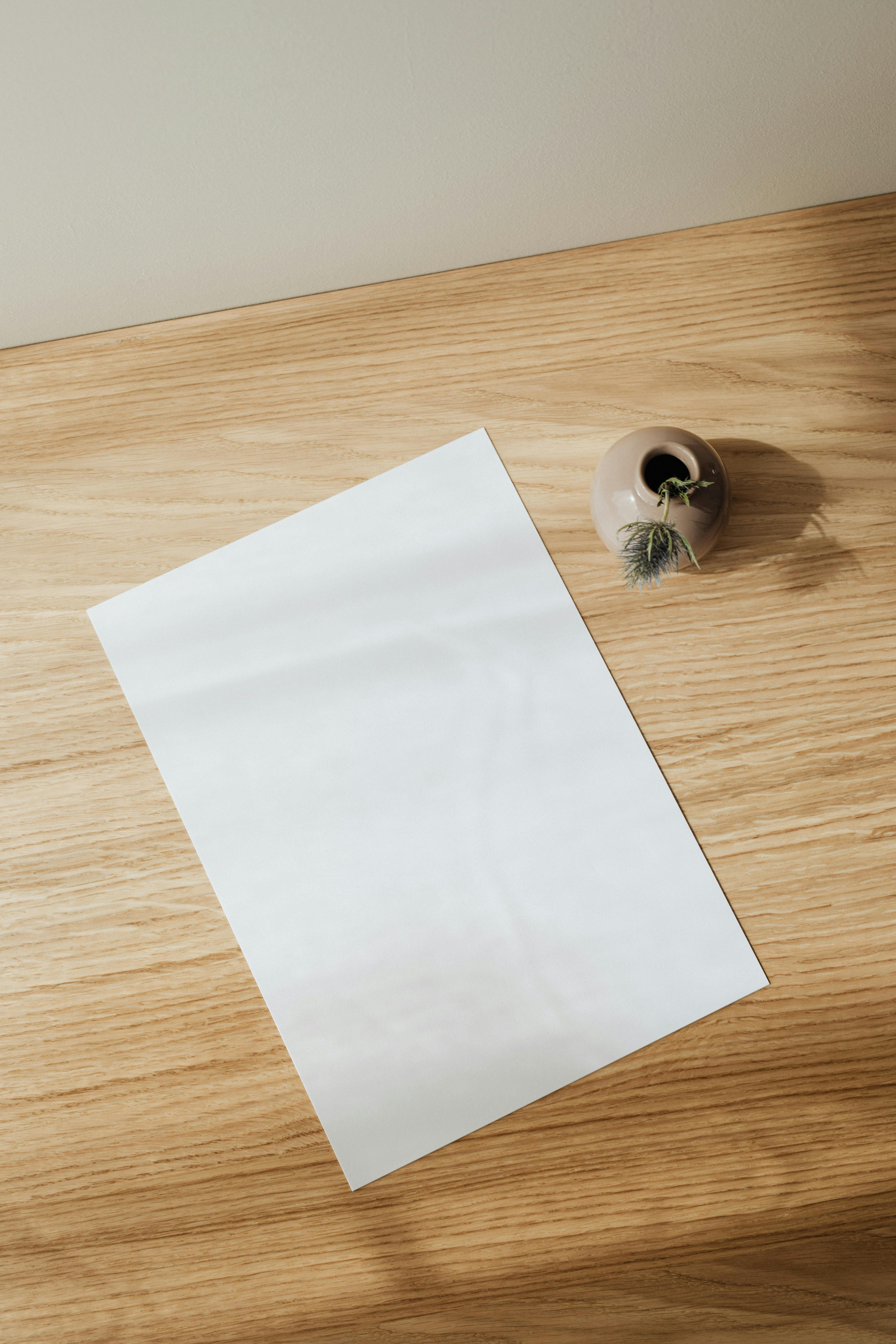 A paper on a table | Source: Pexels