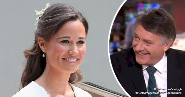  TV newsreader tries to contain his laughter while announcing Pippa’s new arrival