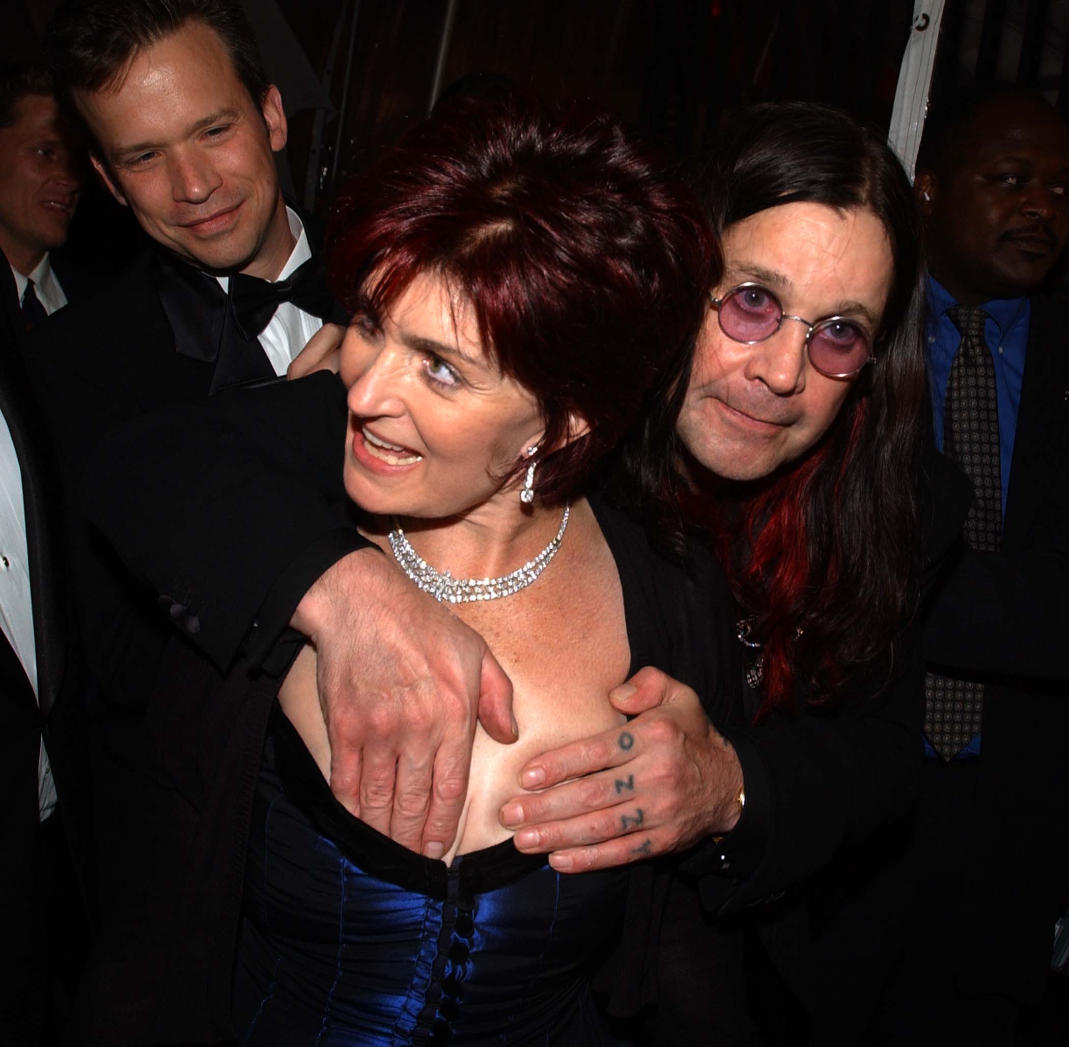 Sharon and Ozzy Osbourne photographed at a party on May 4, 2002, in Washington D.C. | Source: Getty Images