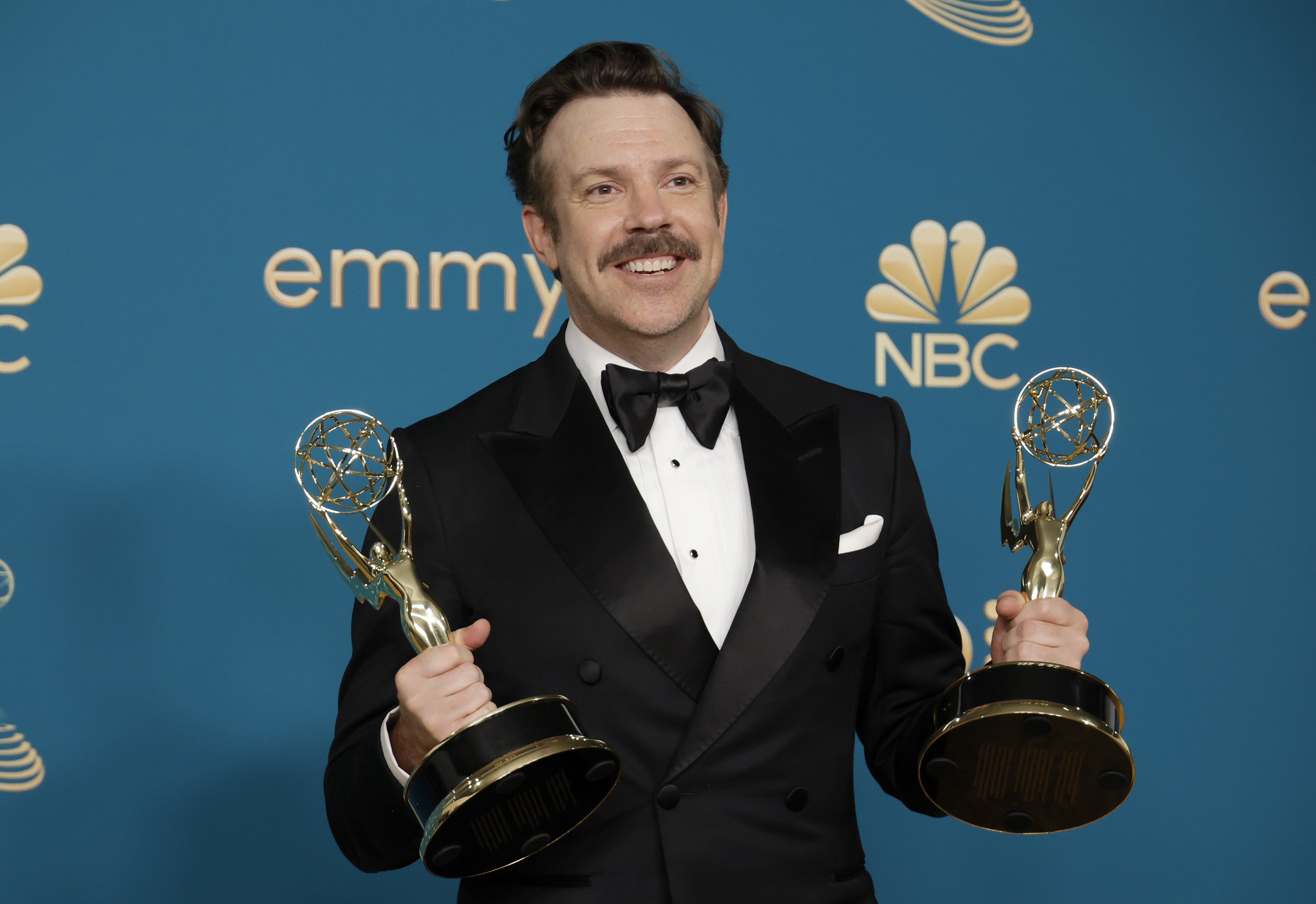 Jason Sudeikis at the 74th Primetime Emmys in Los Angeles on September 12, 2022 | Source: Getty Images