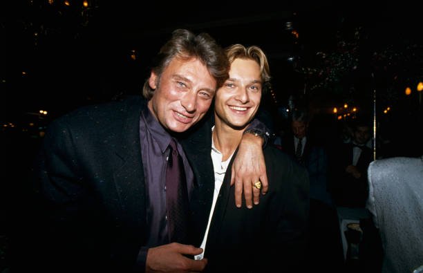Johnny Hallyday et son fils David | Photo : Getty Images