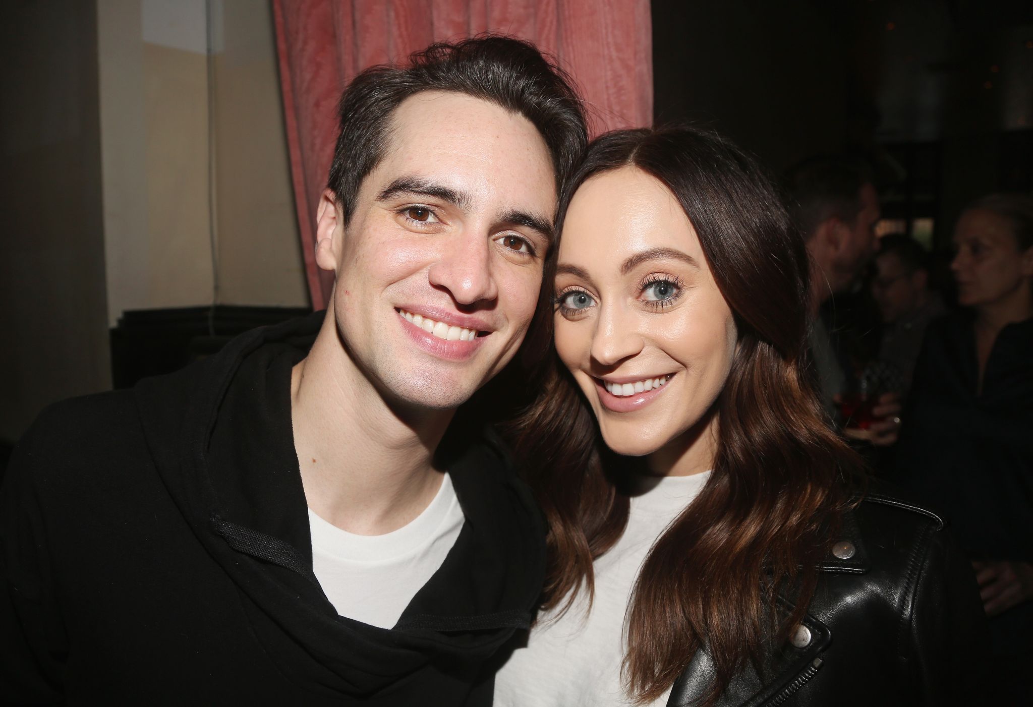 Brendon Urie and Sarah Orzechowski during the "Panic! at The Disco" frontman Brendon Urie's Opening Night in "Kinky Boots" at 44 1/2 Restaurant on June 4, 2017, in New York City. | Source: Getty Images