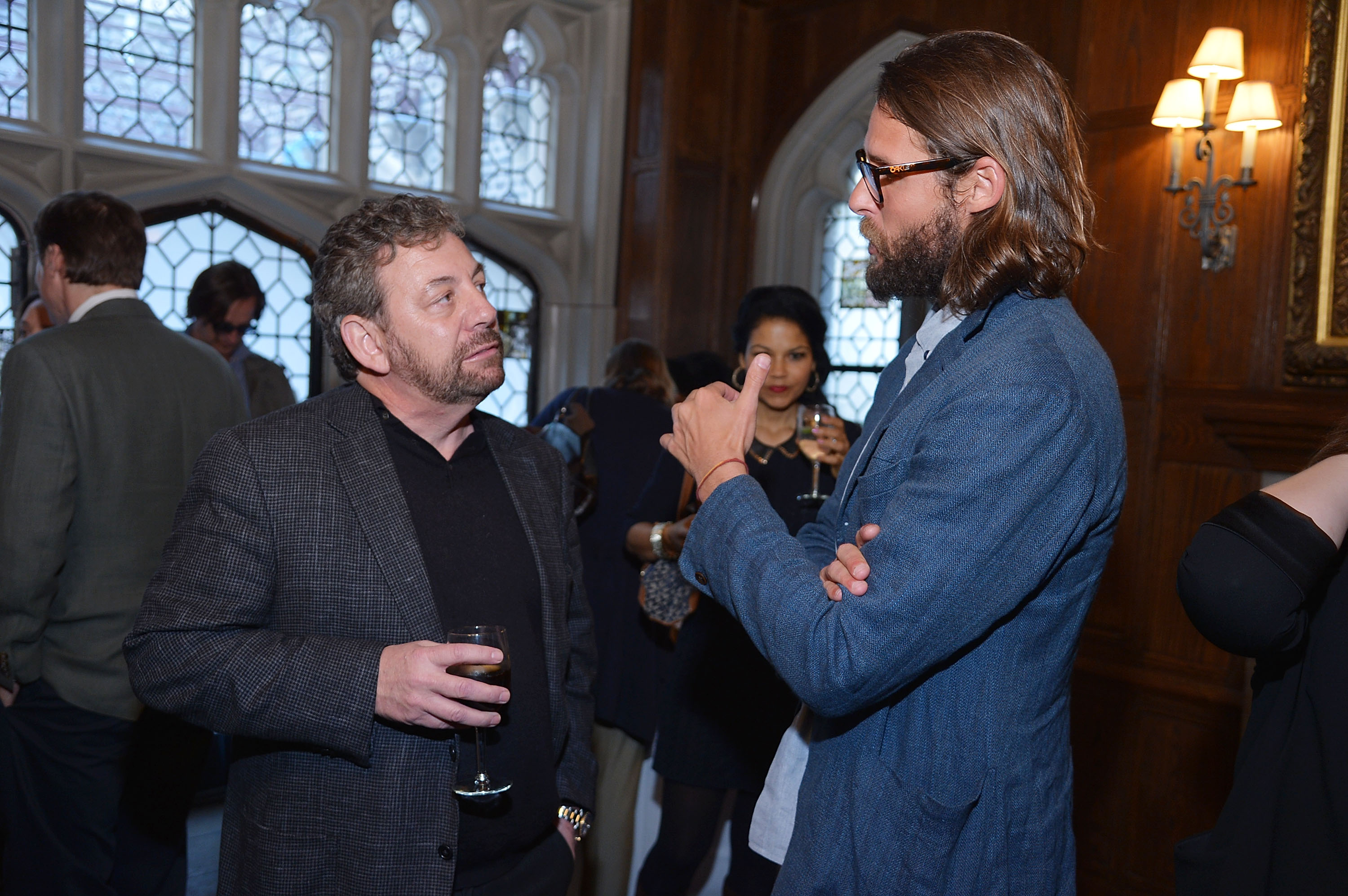 President and CEO of Cablevision Systems Corporation James Dolan and David de Rothschild in New York in 2013