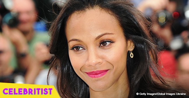 Zoe Saldana cuddles up to her blonde long-haired husband in recent pic