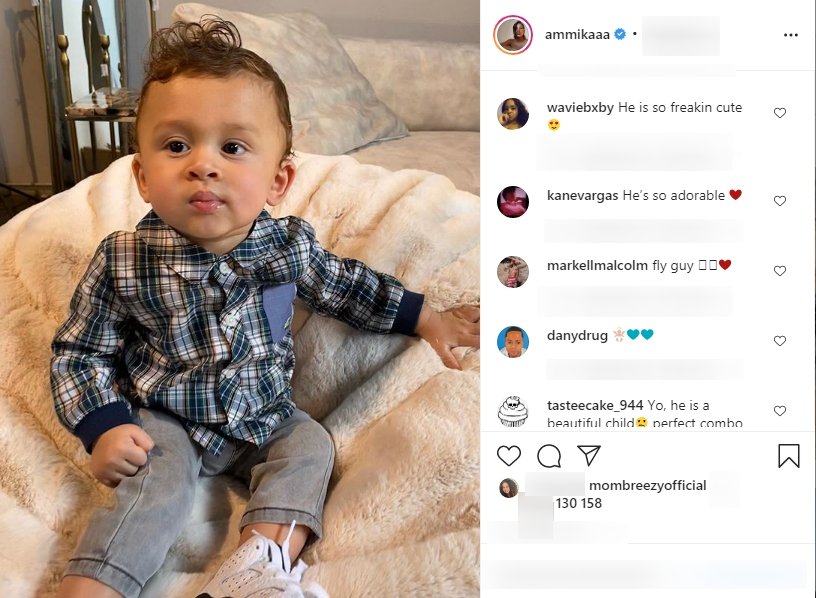 Ammika Harris Shares an Adorable Pic of Her Son Aeko – Fans Gush over ...