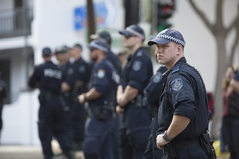 Police officers  in Sydney, Australia on September 23, 2017 | Photo: Getty Images