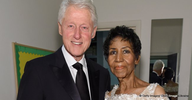 Bill Clinton made a joke during his speech at Aretha Franklin's funeral 