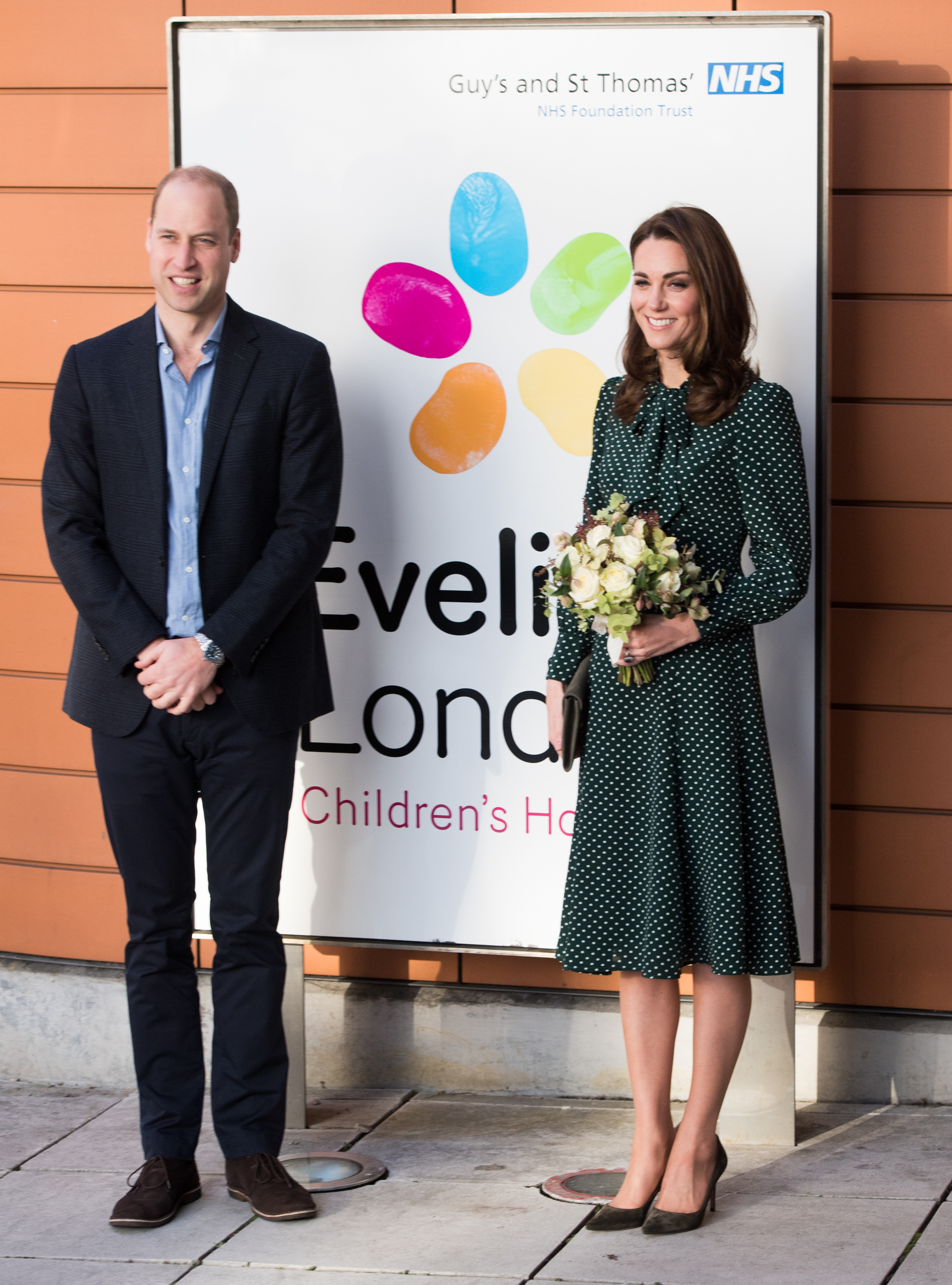 Prince William and Princess Catherine during their visit to Evelina London Children's Hospital on December 11, 2018 in London, England | Source: Getty Images