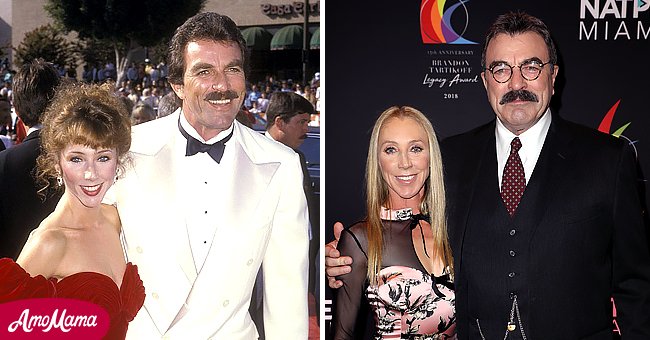 Pictures of Tom Selleck and his wife Jillie Mack | Photo: Getty Images