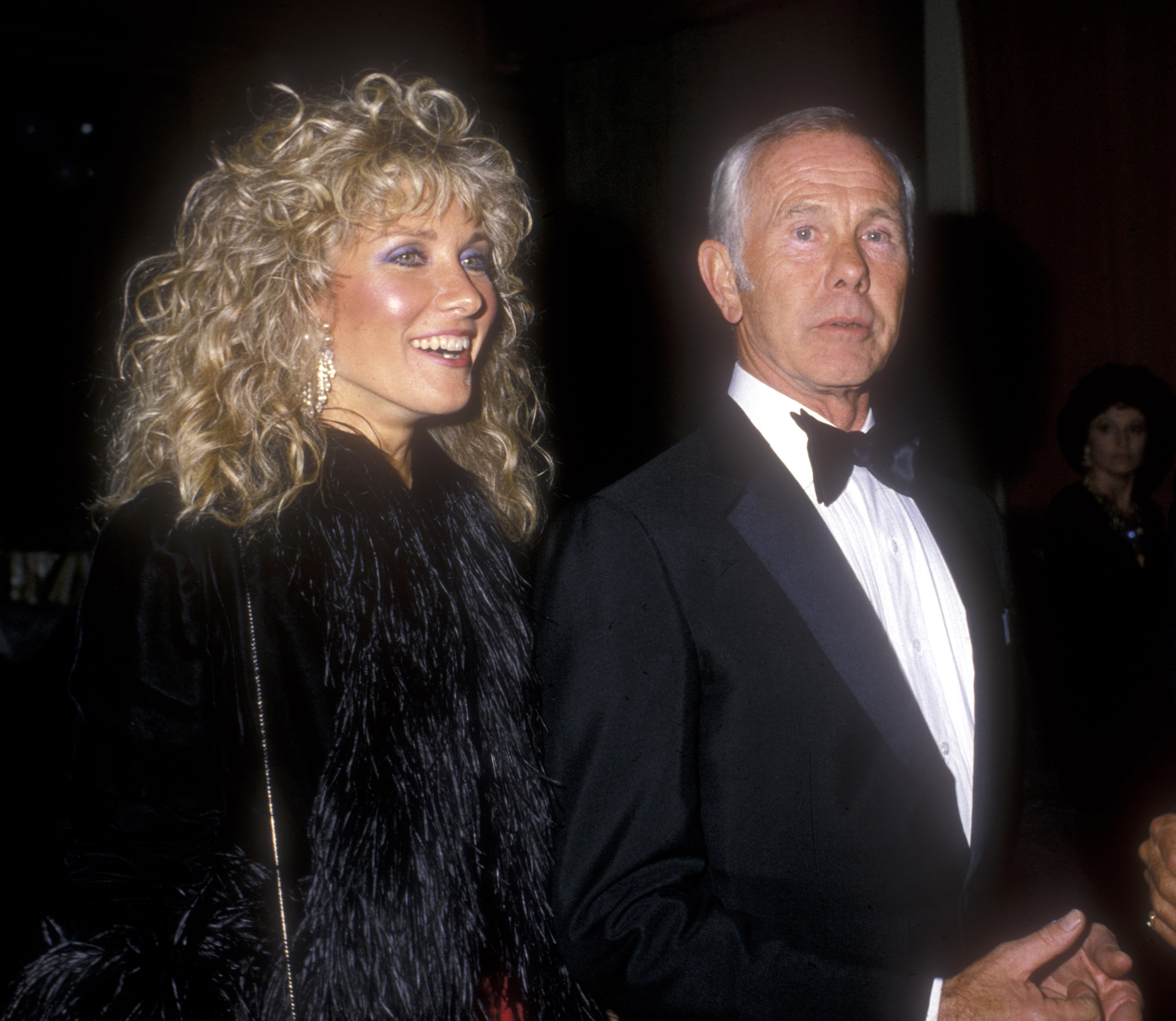 Johnny Carson and Alexis Maas during the Tribute Honoring Leonard Goldberg at Beverly Hilton Hotel in Beverly Hills, California, United States. | Source: Getty Images