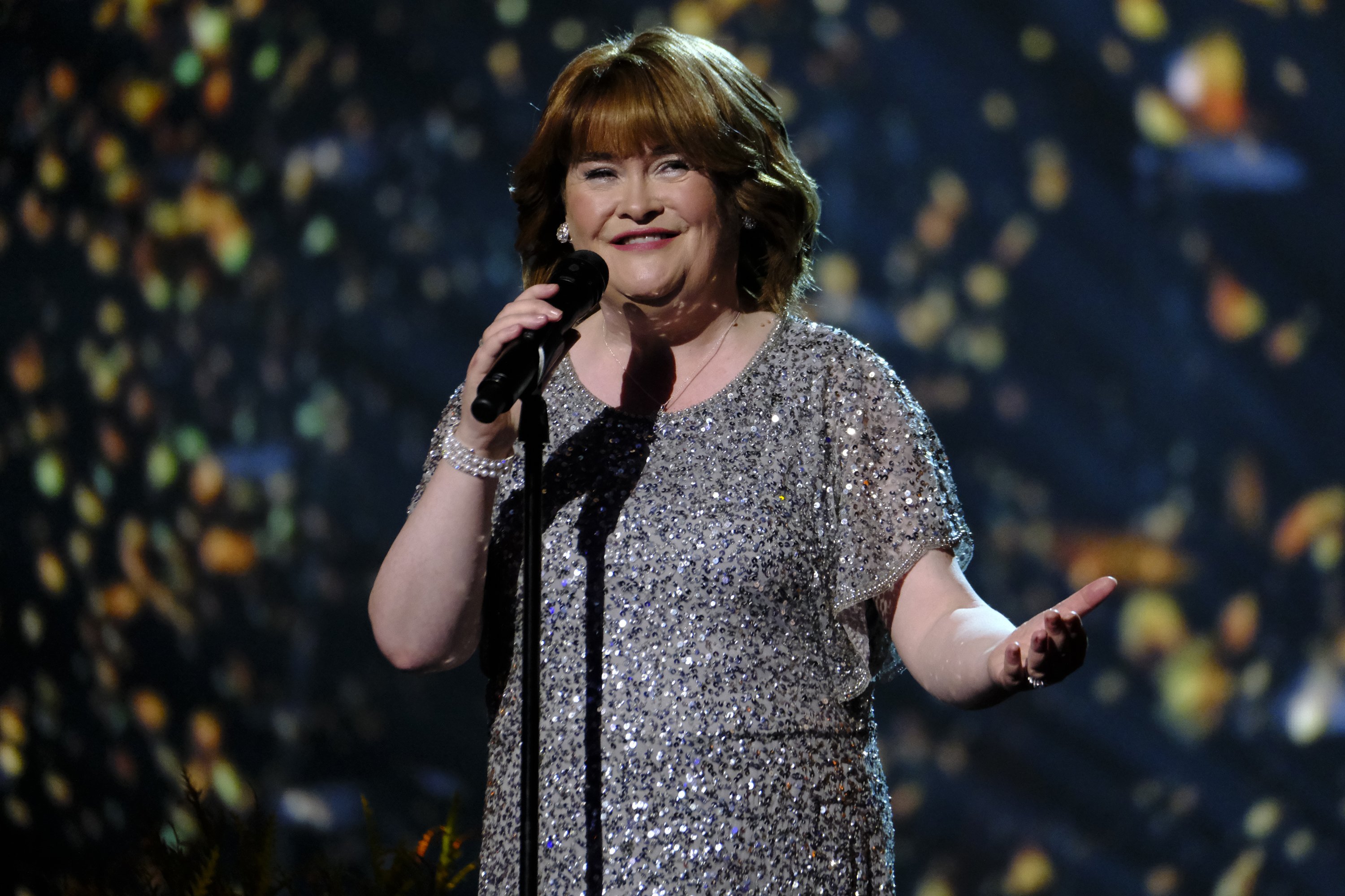 Susan Boyle at AMERICA'S GOT TALENT -- "Live Results 2" Episode 1415. | Source: Getty Images