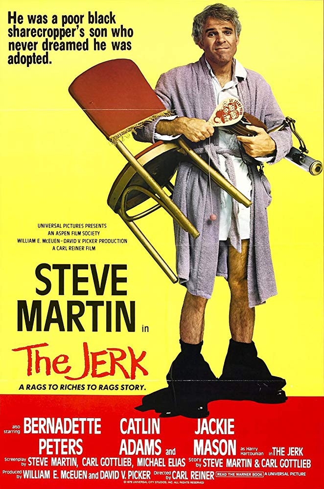 Poster for the 1979 movie "The Jerk" in which Mabel King co-starred with  Steve Martin | Source: Wikimedia