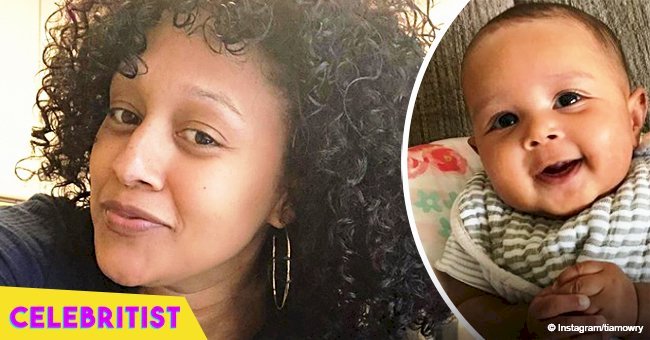 Tia Mowry's daughter melts hearts with her chubby cheeks & cute white hat in pic