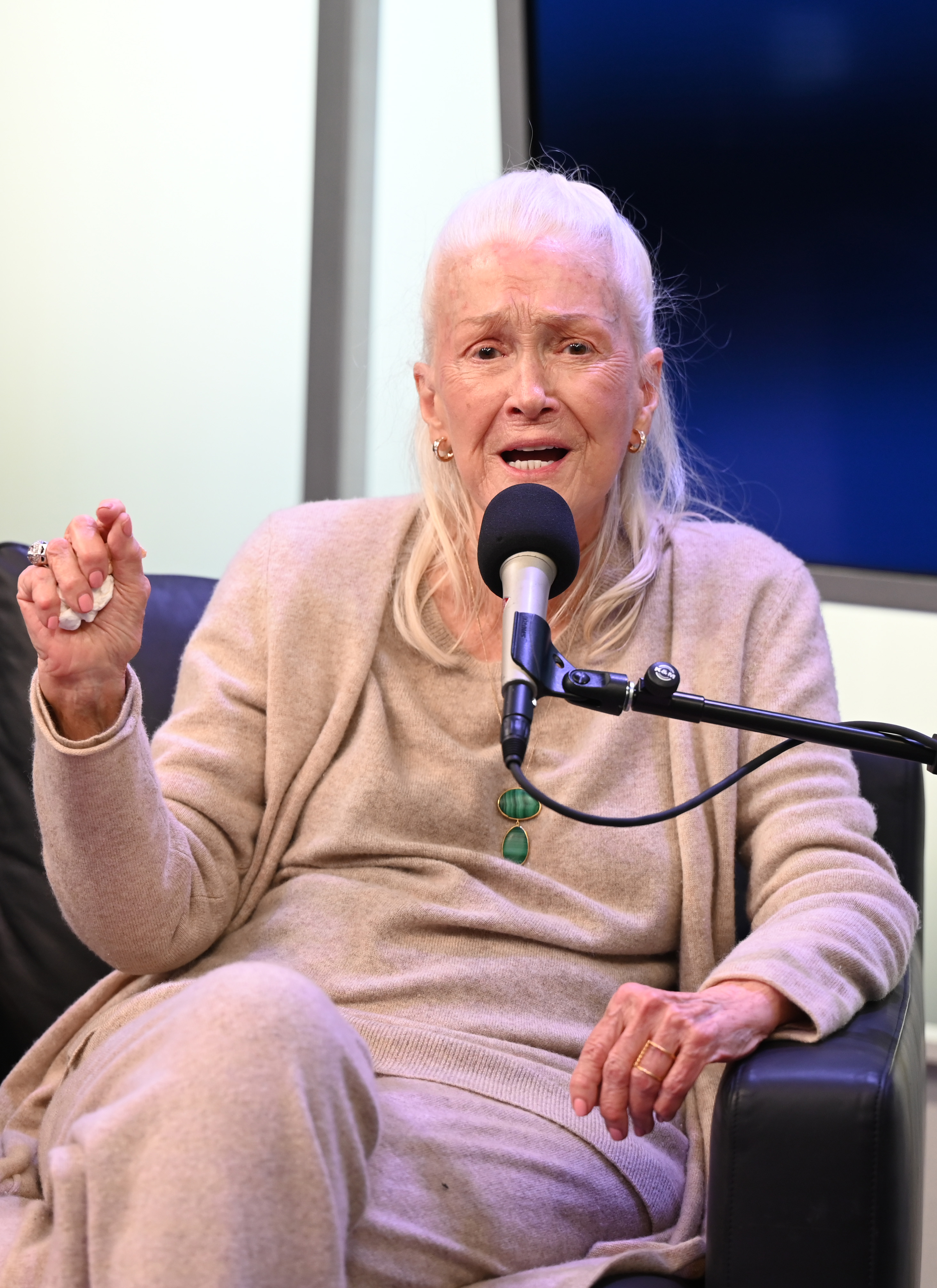 Diane Ladd at SiriusXM Studios on April 24, 2023, in New York City | Source: Getty Images
