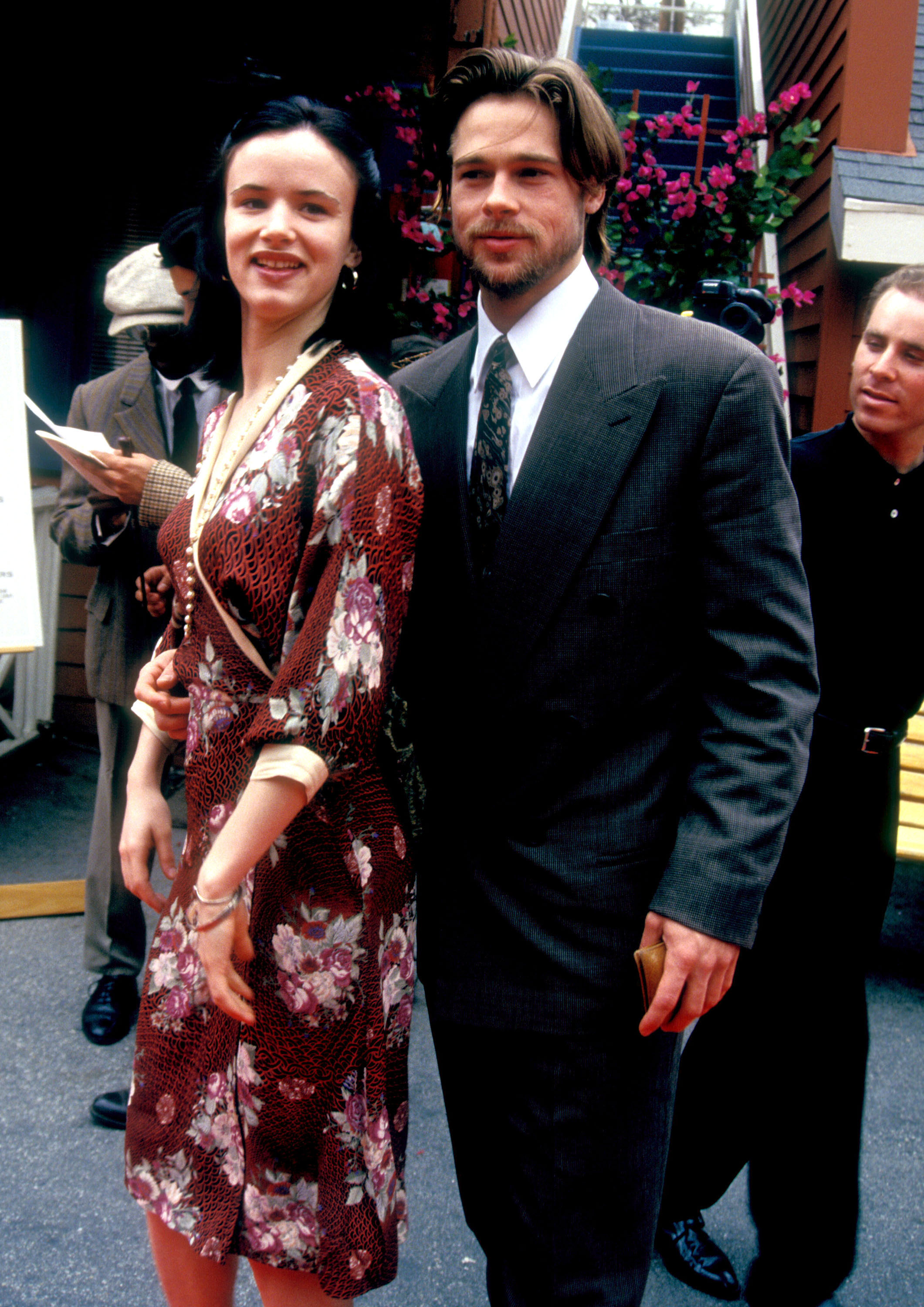 Juliette Lewis and Brad Pitt at the 7th Annual IFP/West Independent Spirit Awards on March 28, 1992 | Source: Getty Images