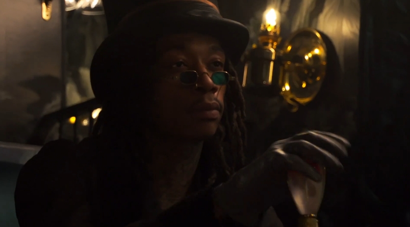Wiz Khalifa appears as Death in a scene from "Dickinson" in a video shared on December 16, 2019. | Source: YouTube/Apple TV