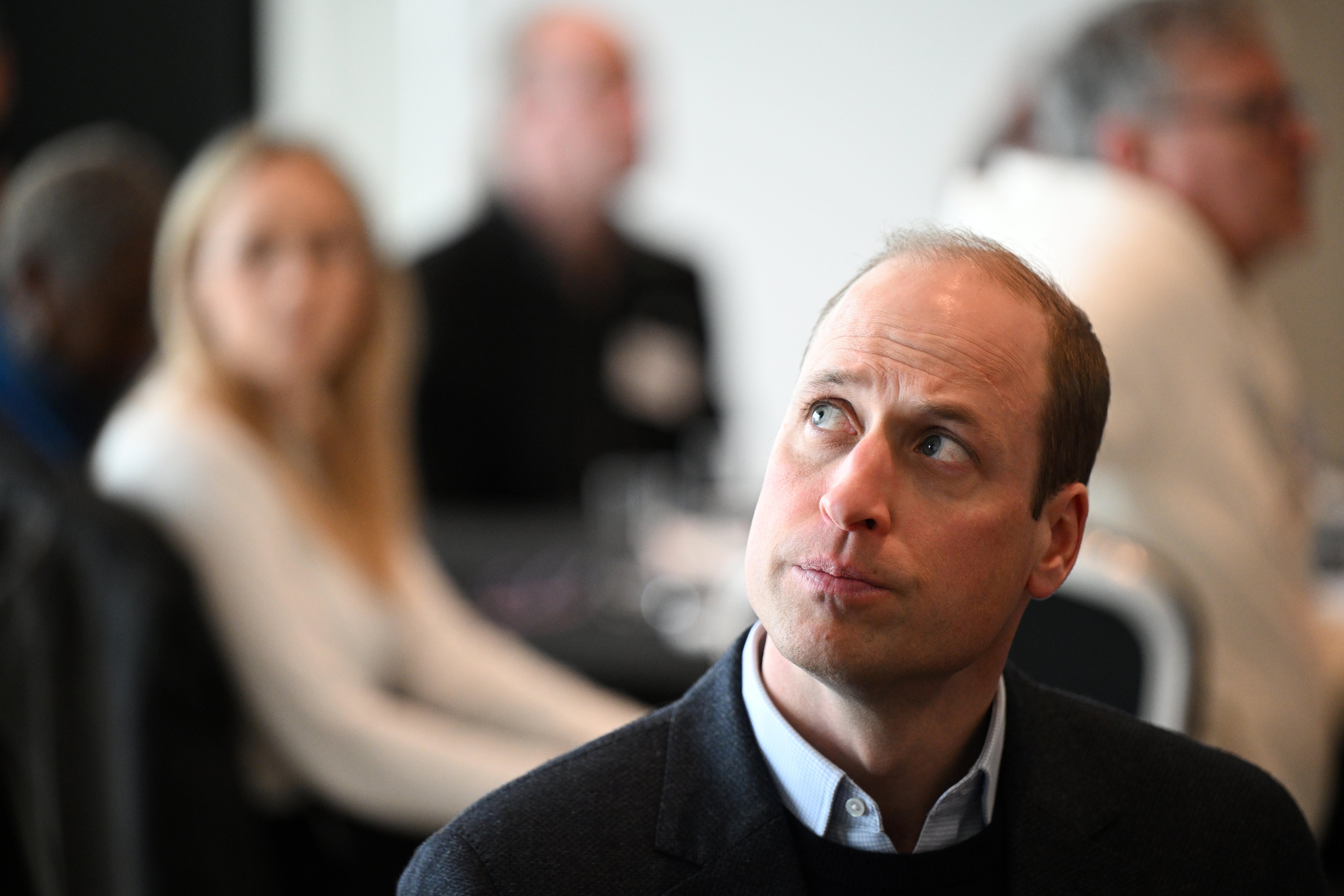 Prince William at a Homewards Sheffield Local Coalition meeting in Sheffield, England on March 19, 2024 | Source: Getty Images