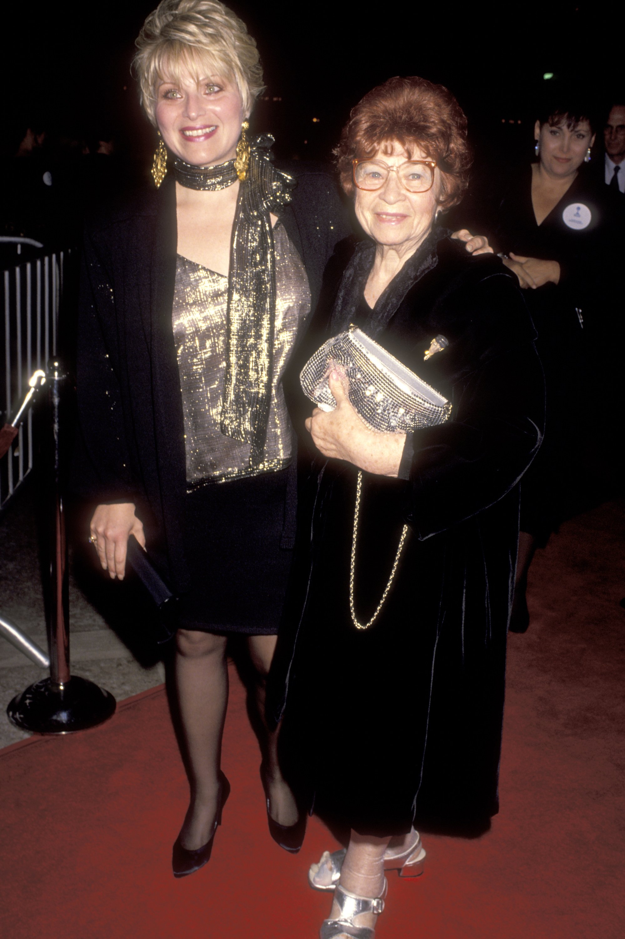 Roslyn Kind and Diana Rosen at the "Prince of Tides" Century City Premiere on December 11, 1991 | Source: Getty Images