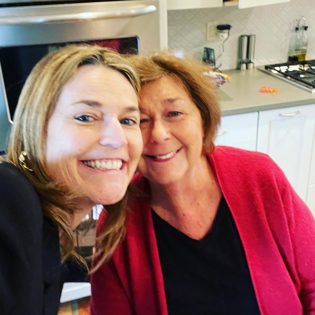 Nancy and Savannah Guthrie lean their heads toward each other, posing for a casual selfie, from a post dated March 26, 2021. | Source: Instagram/savannahguthrie