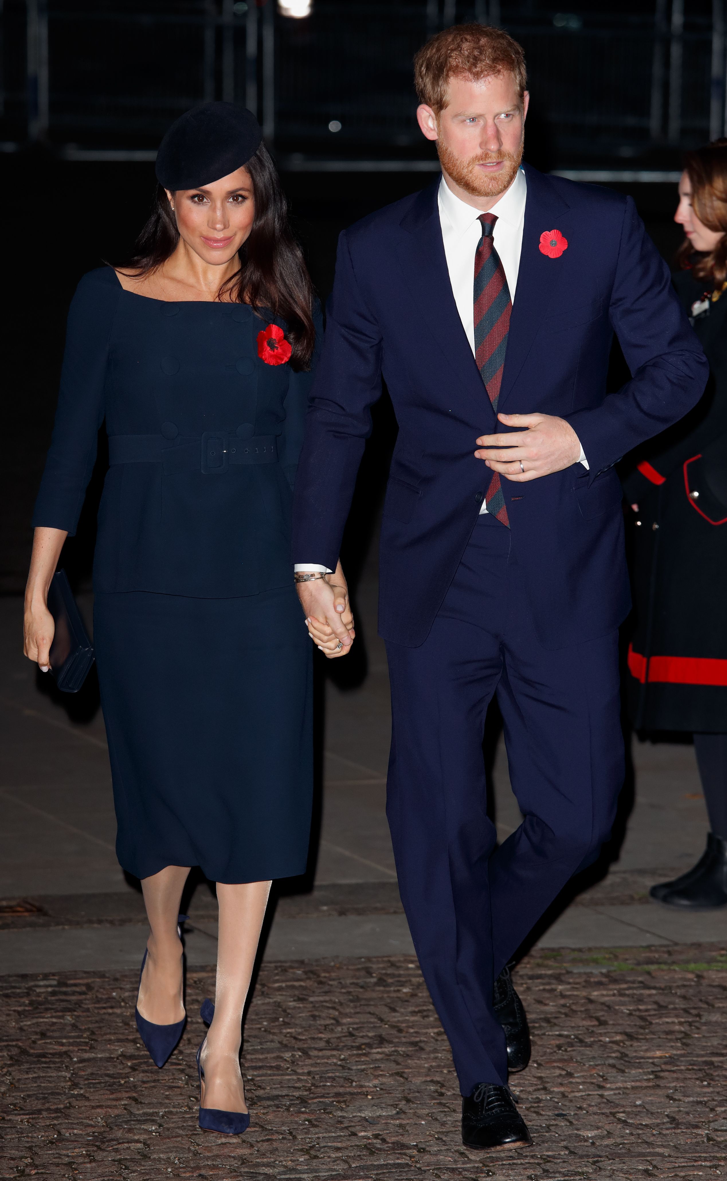 Meghan Markle and Prince Harry at a service to mark the centenary of the Armistice at Westminster Abbey on November 11, 2018 | Photo: Getty Images