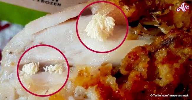 Outraged woman shares disgusting photo of maggots inside her KFC meal 