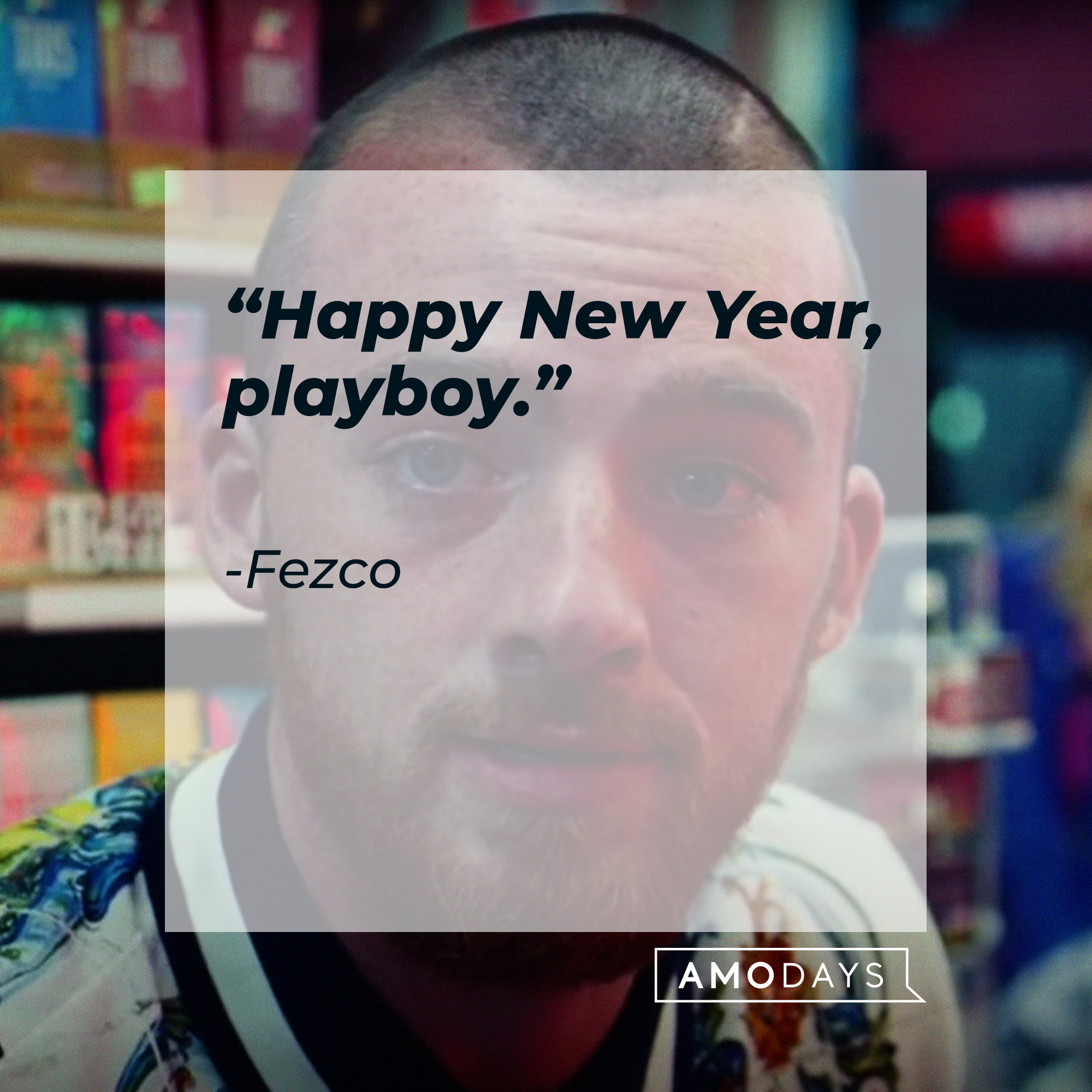 Fezco, with his quote: "Happy New Year, playboy." | Source: youtube.com/EuphoriaHBO