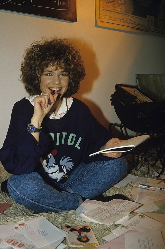 Rendez-vous avec la chanteuse Sabine Paturel. Paris - 9 juin 1986. | Photo : Getty Images