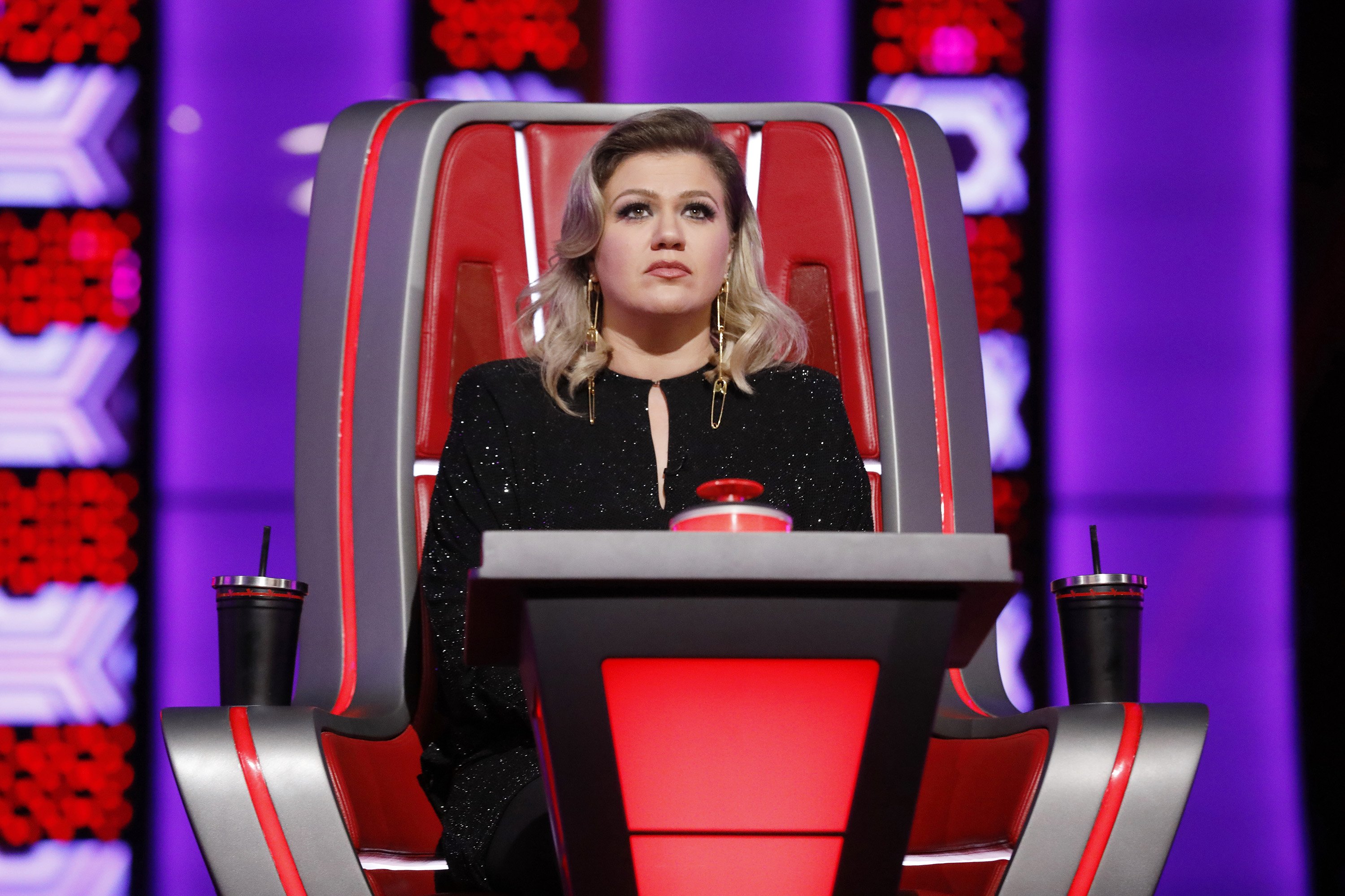 Kelly Clarkson en "The Voice" en 2018. | Foto: Getty Images