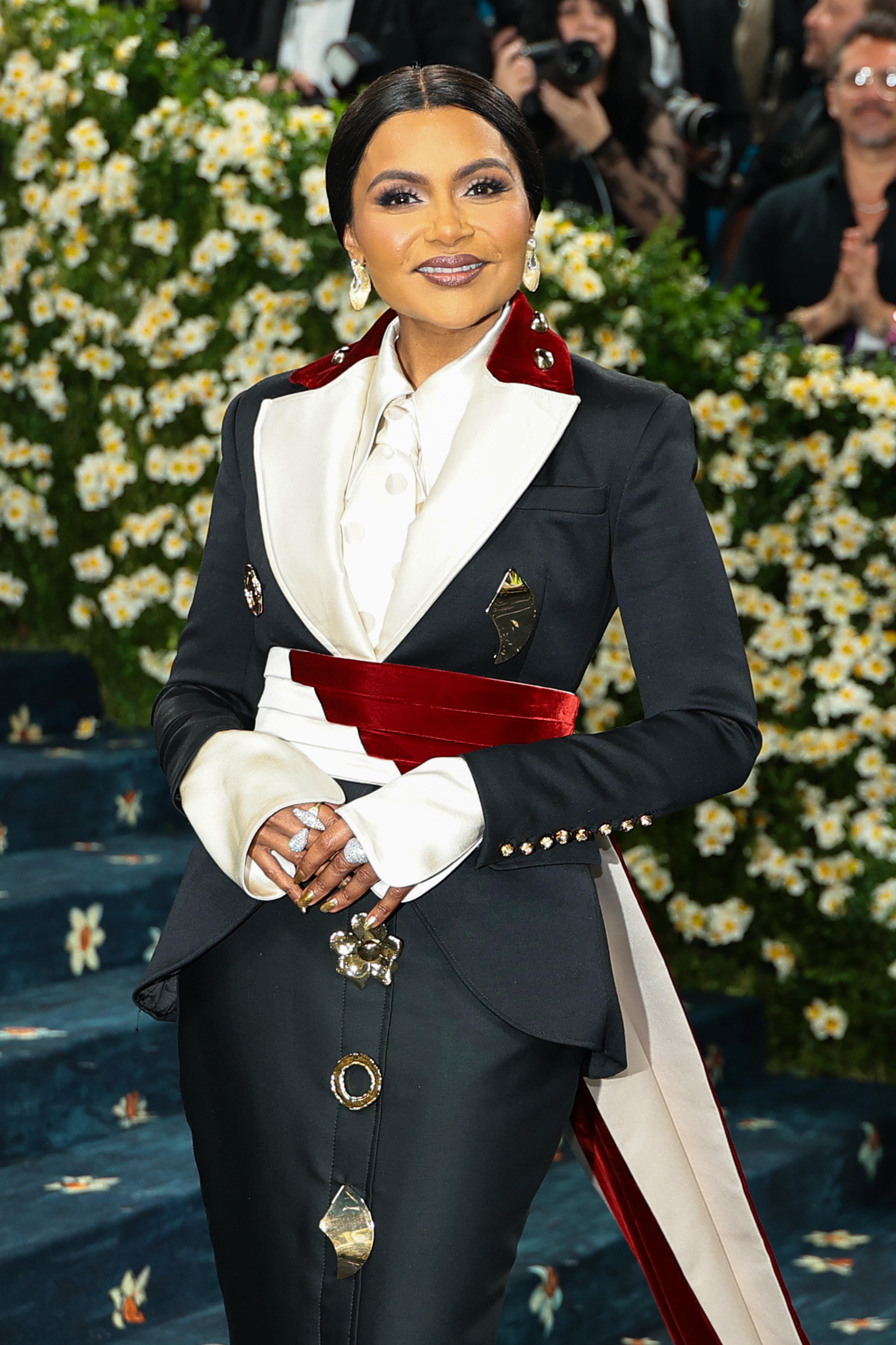 Mindy Kaling at the Met Gala Celebrating "Superfine: Tailoring Black Style" on May 5, 2025, in New York City | Source: Getty Images