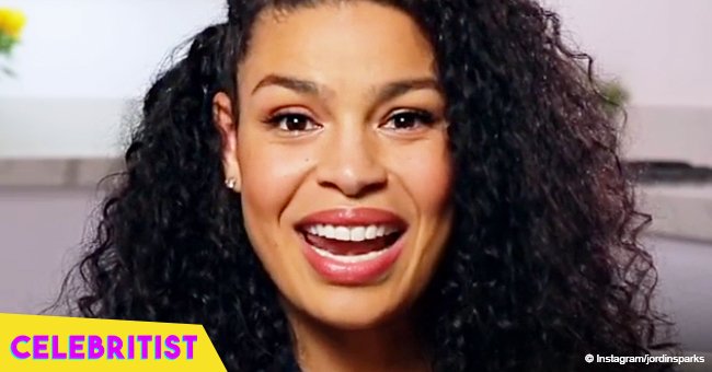 Jordin Sparks melts hearts sharing new photo of baby son with curly hair in striped overalls