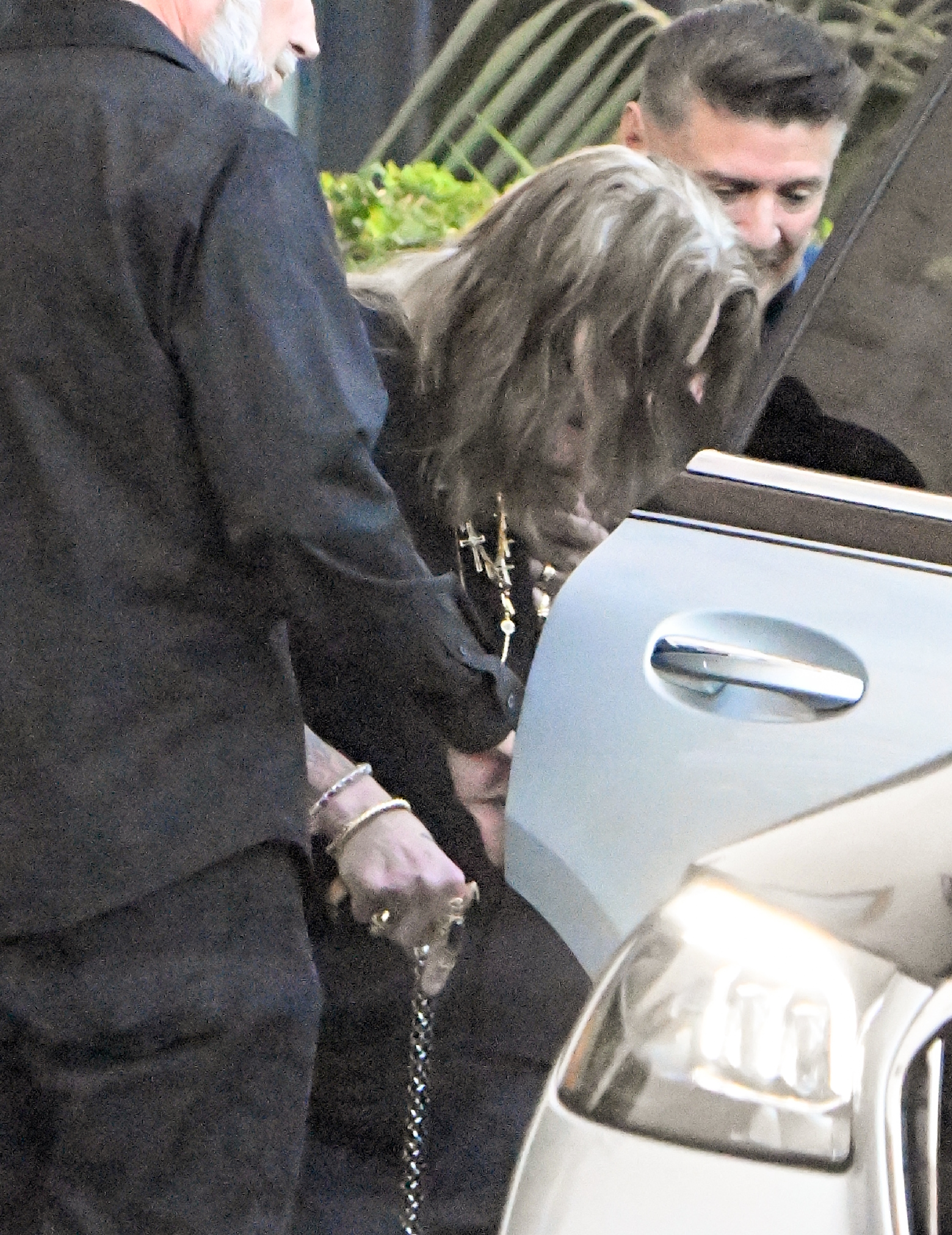 Ozzy Osbourne seen leaving an autograph event on October 13, 2024, in Burbank, California. | Source: Getty Images