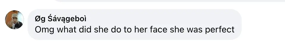 A fan comments on a post about Megan Fox | Source: Facebook/TheDailyMail