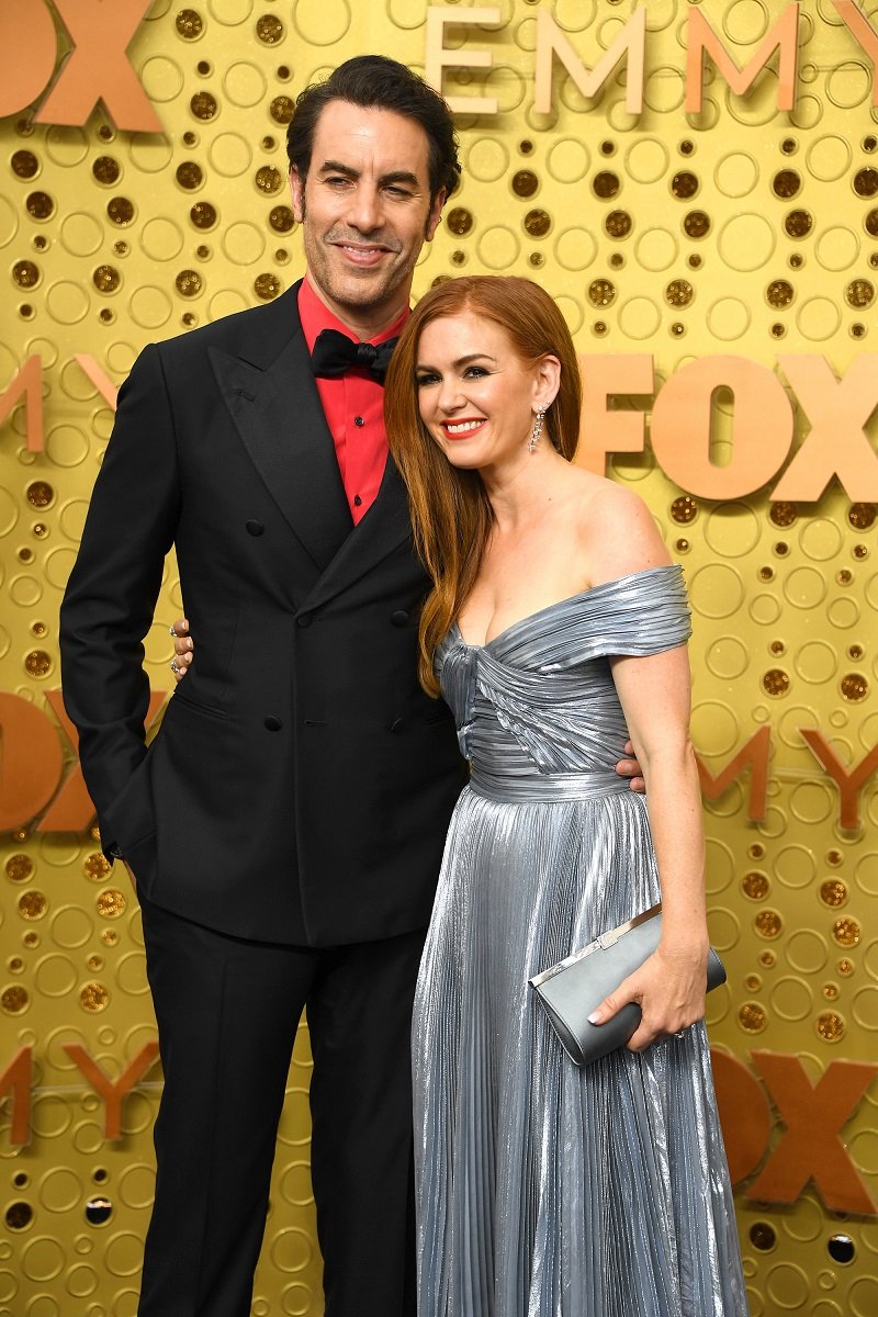 Sacha Baron Cohen and Isla Fisher on September 22, 2019 in Los Angeles, California | Photo: Getty Images