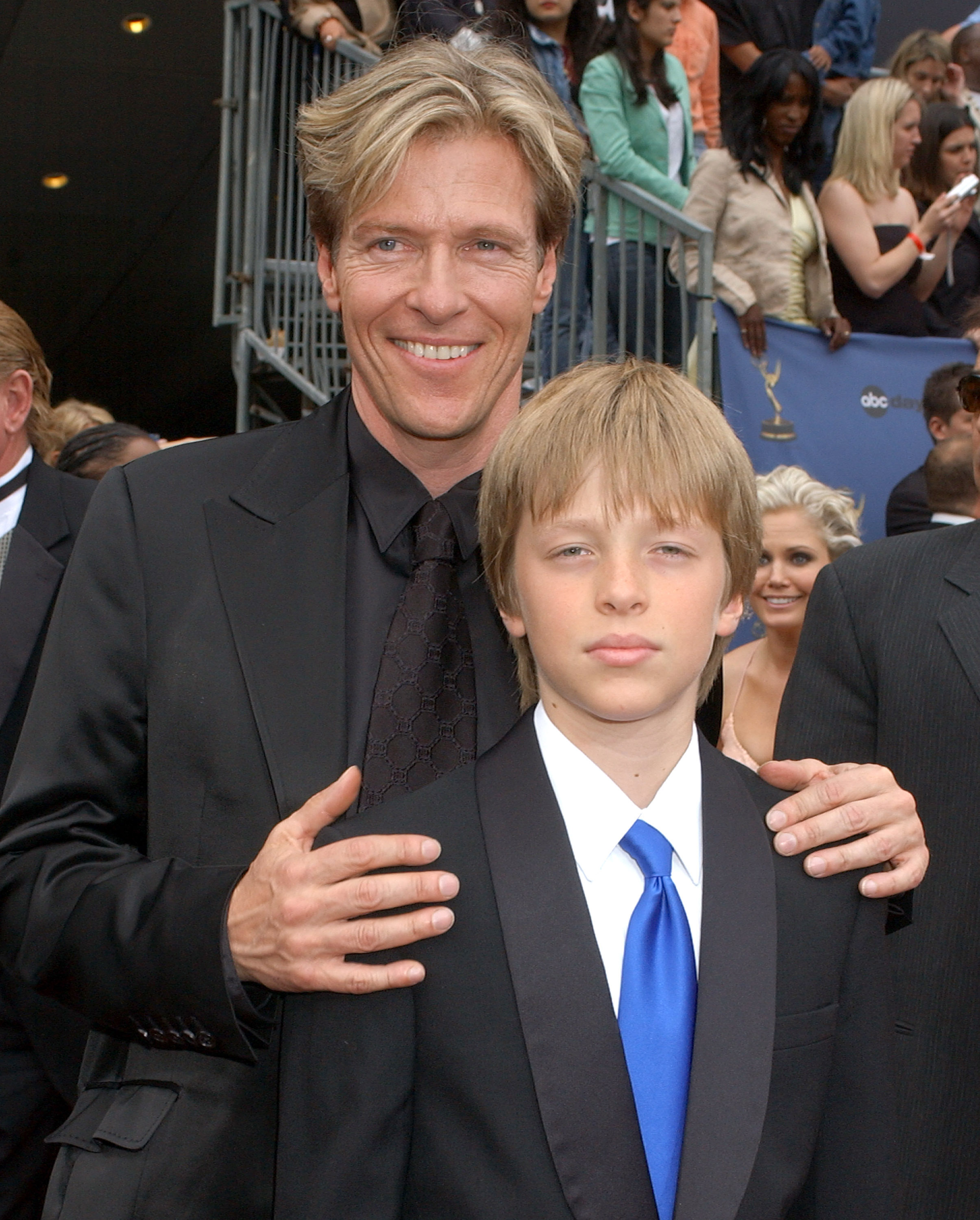 Jack Wagner and son in Hollywood, California on April 28, 2006 | Source: Getty Images 