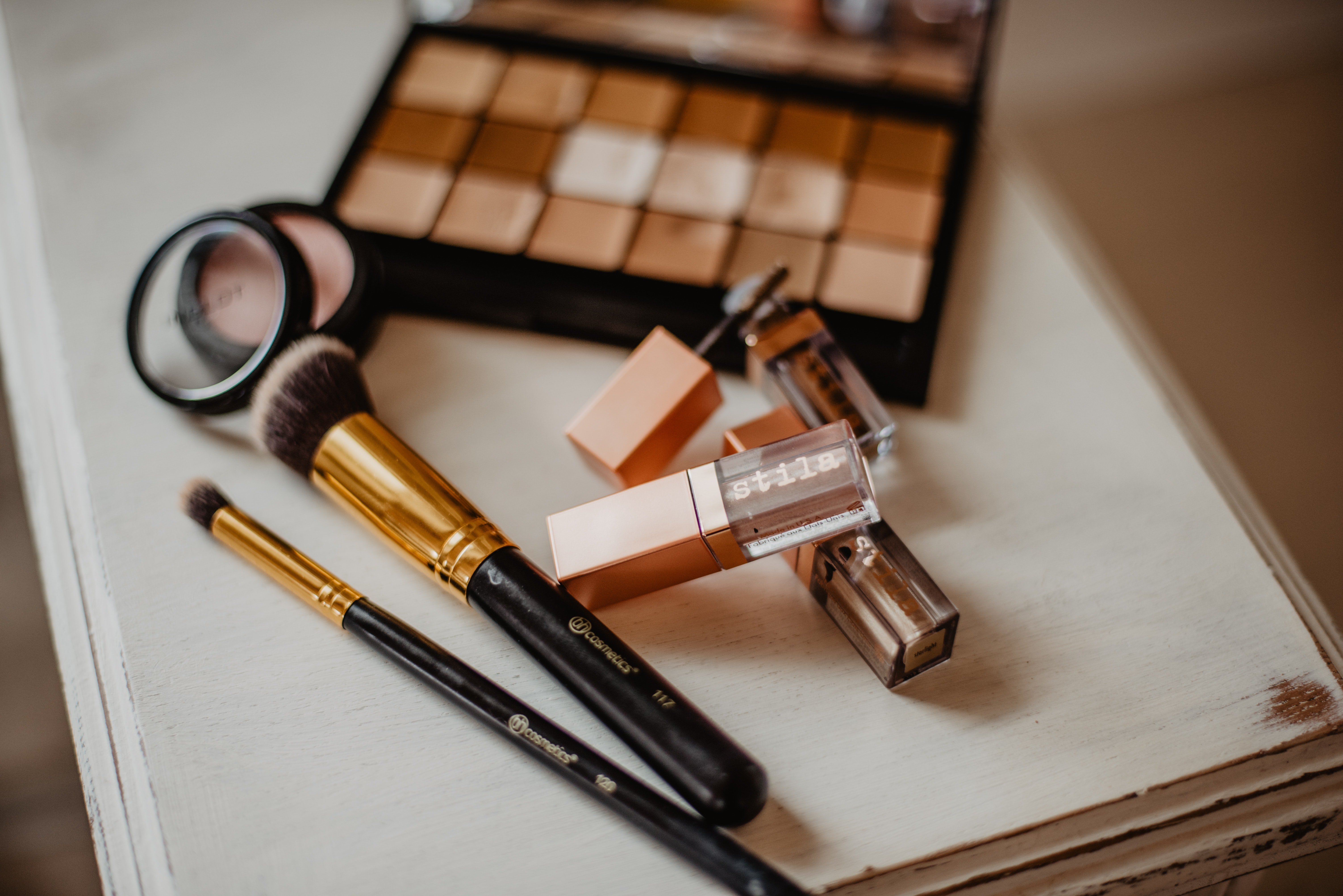 Productos de maquillaje. | Foto: Pexels