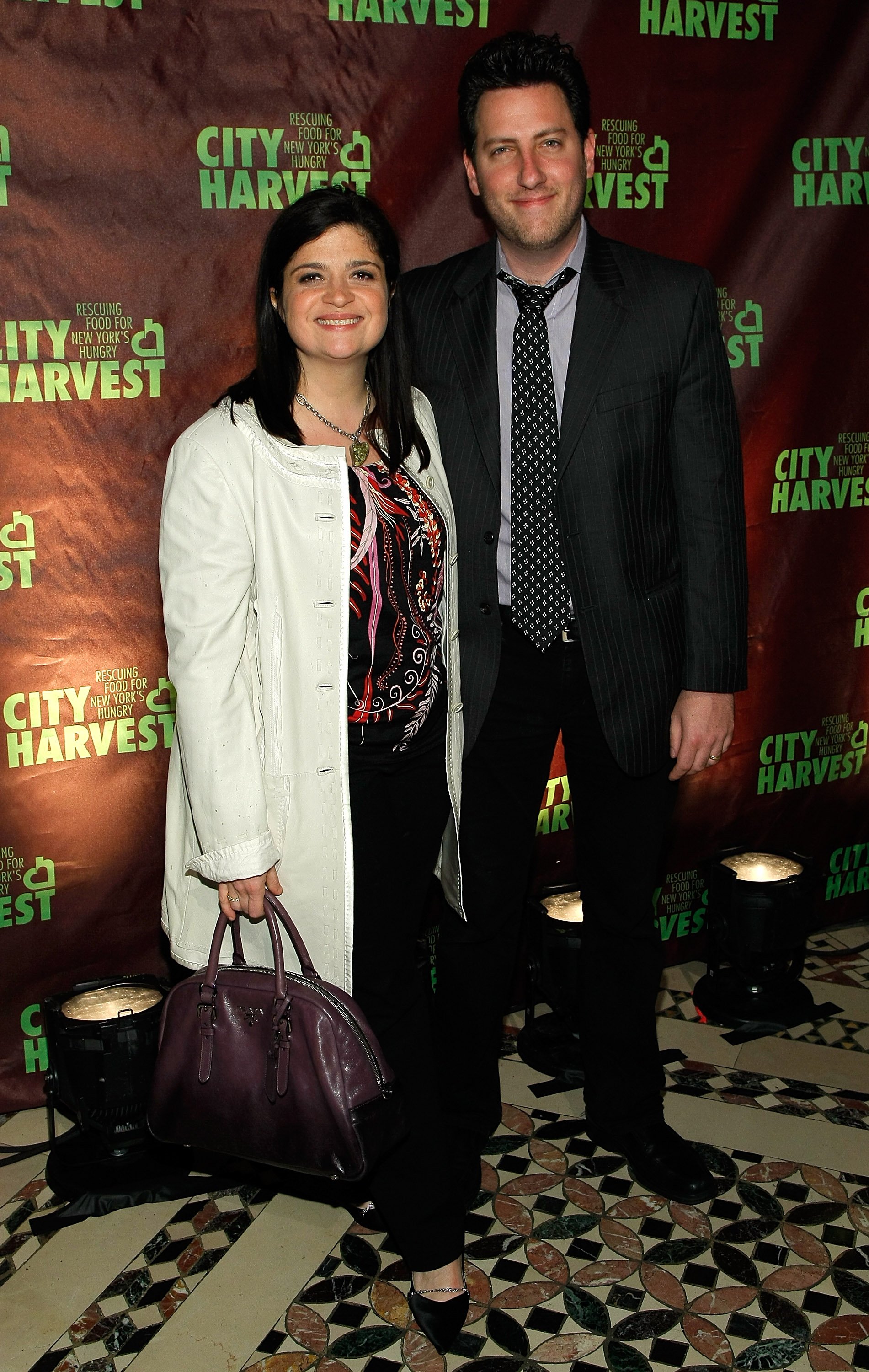 Chef Alexandra Guarnaschelli and guest arriving at An Evening of Practical Magic at Cipriani 42nd Street on April 22, 2009 in New York City. / Source: Getty Images